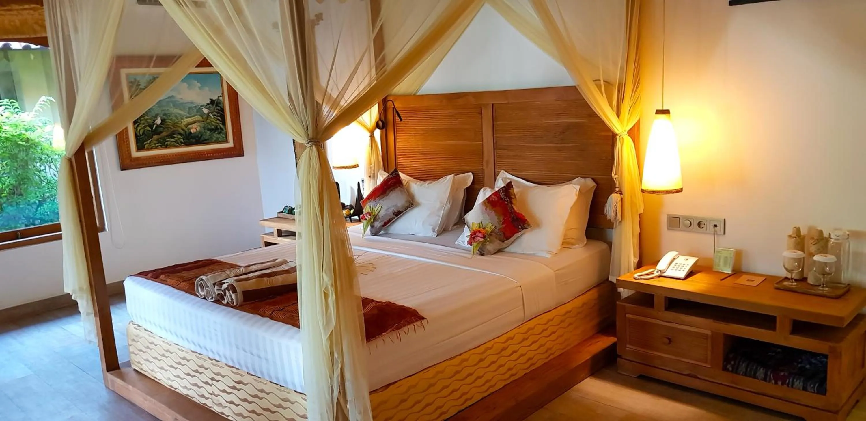 Bedroom, Bed in Puri Dajuma Beach Eco-Resort & Spa