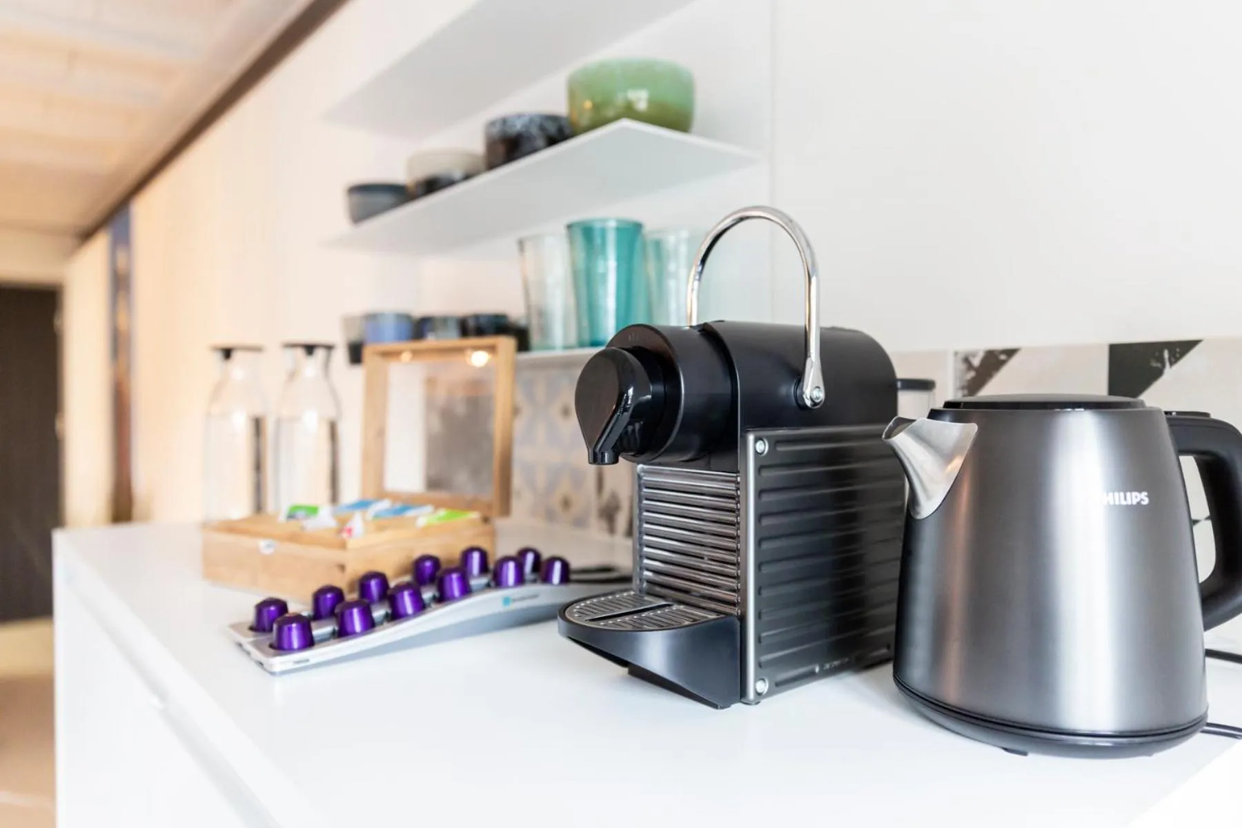 Coffee/tea facilities in Bed & Breakfast Easy to Sleep