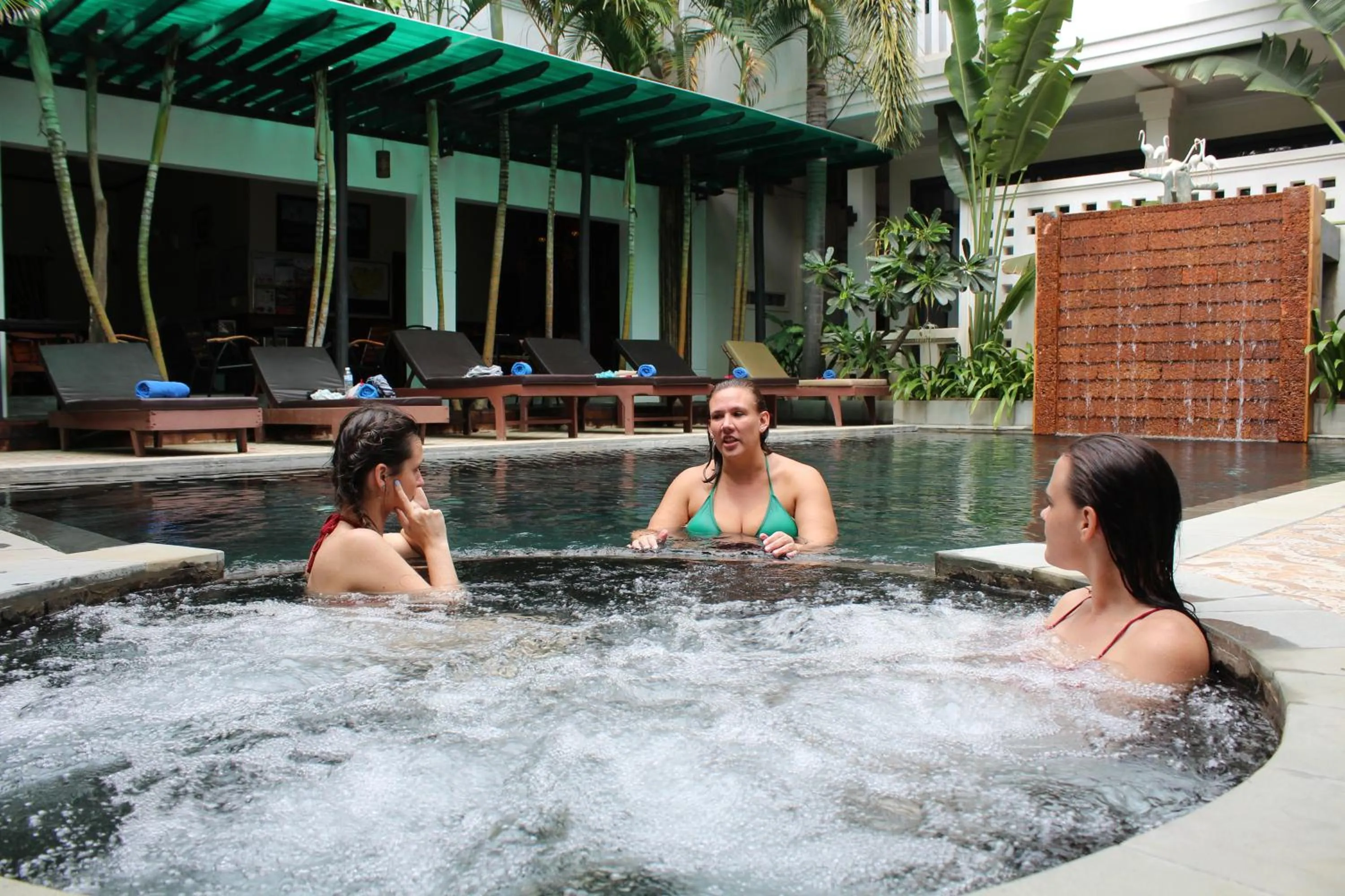 Pool view in Central Night Hotel