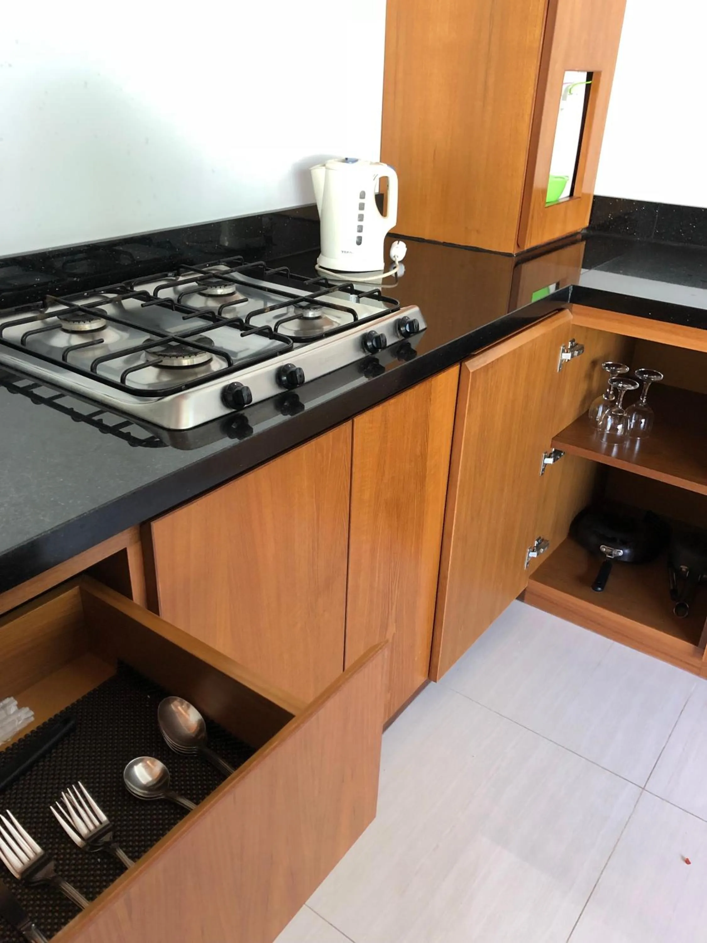 Kitchen or kitchenette in Pradha Villas Seminyak