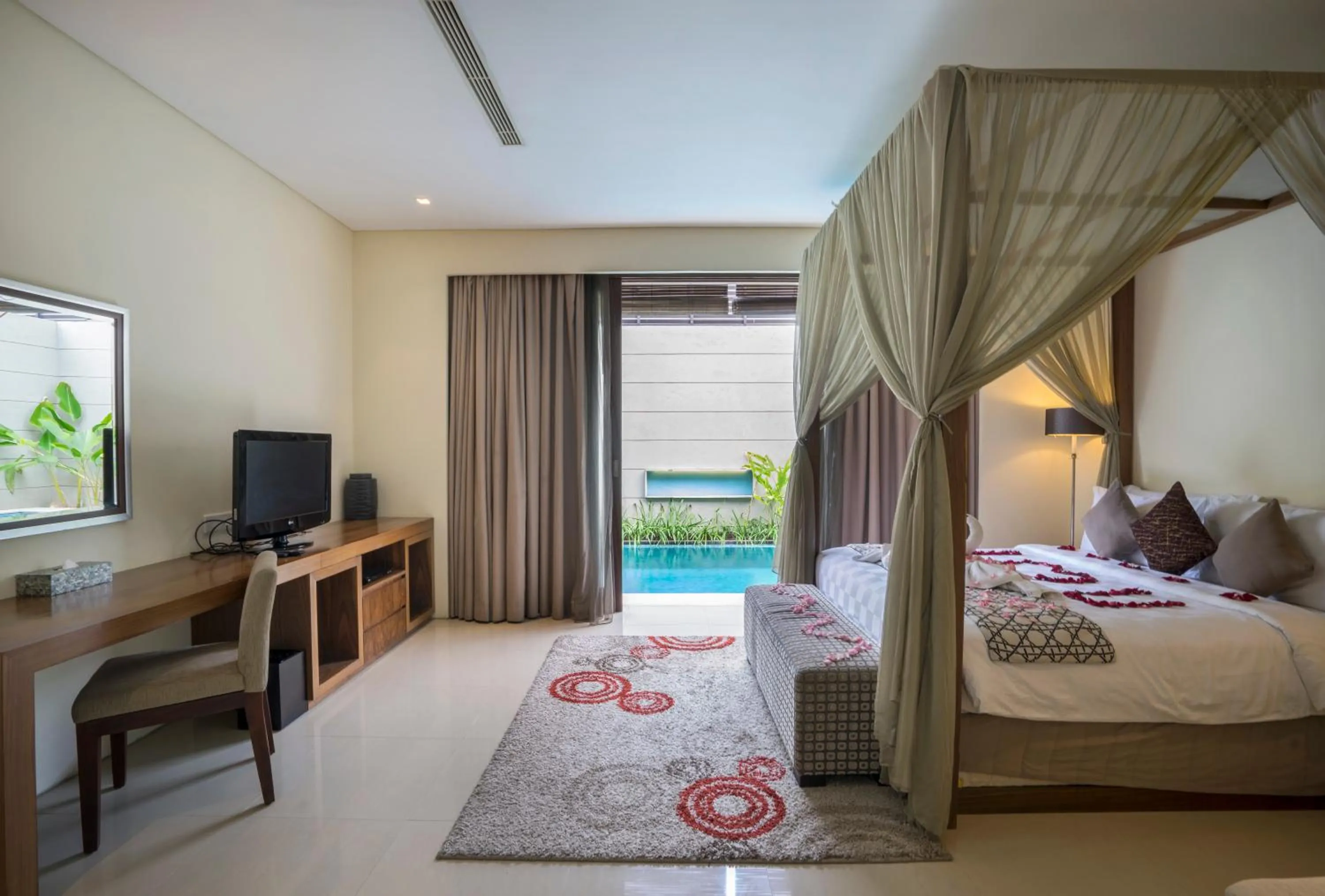 Bedroom, Bed in Pradha Villas Seminyak