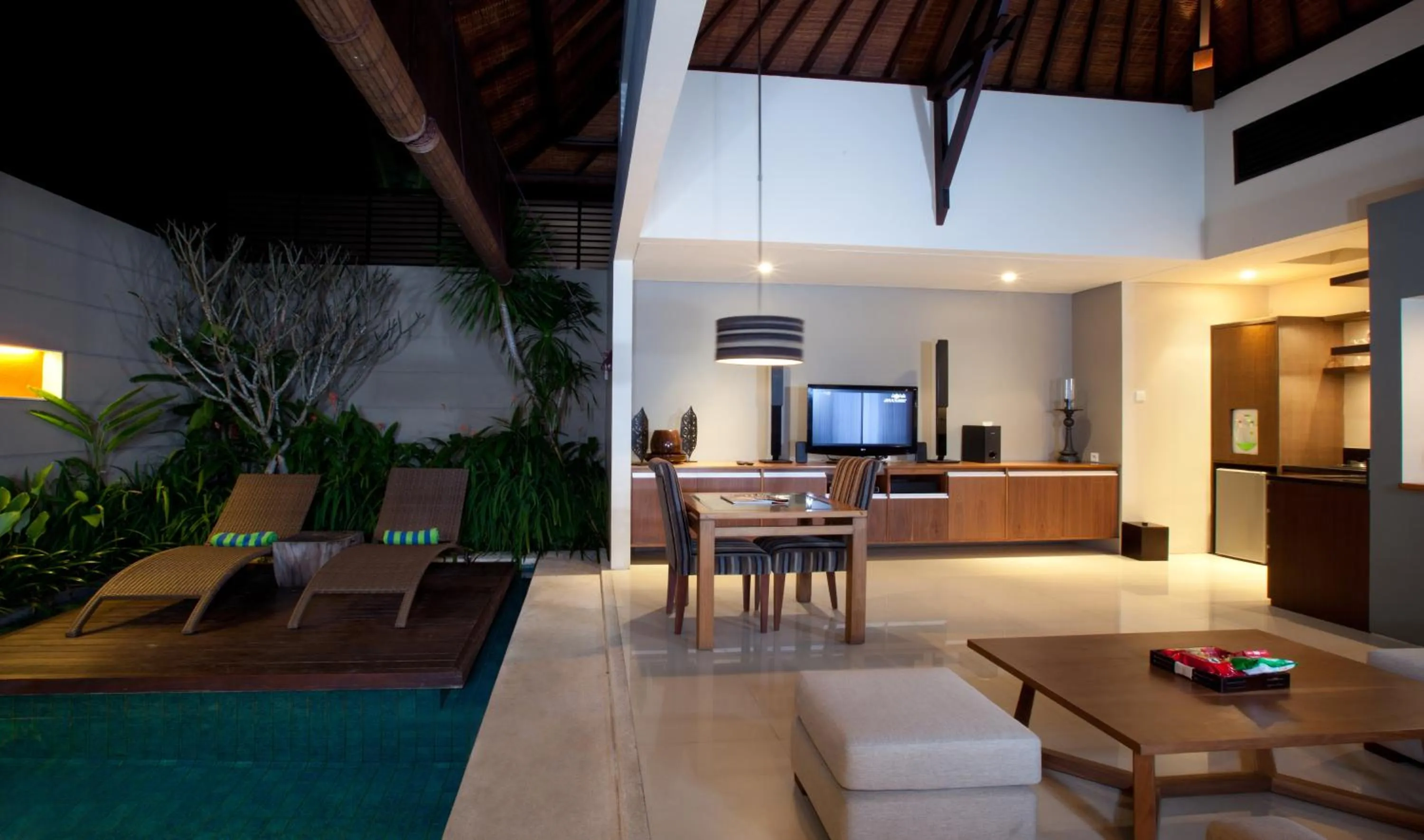 Living room in Pradha Villas Seminyak