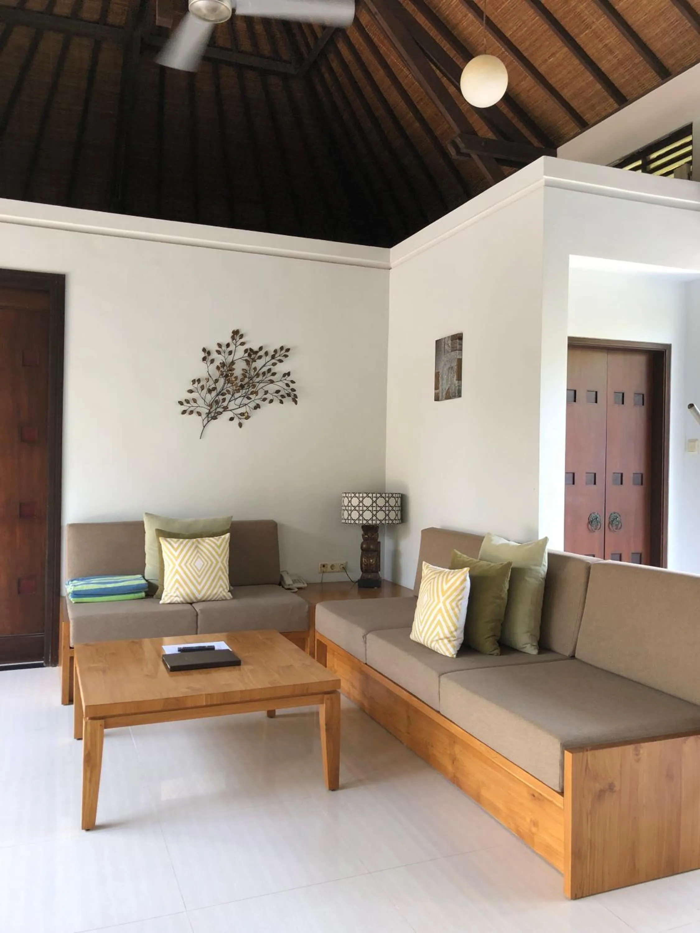 Seating area in Pradha Villas Seminyak