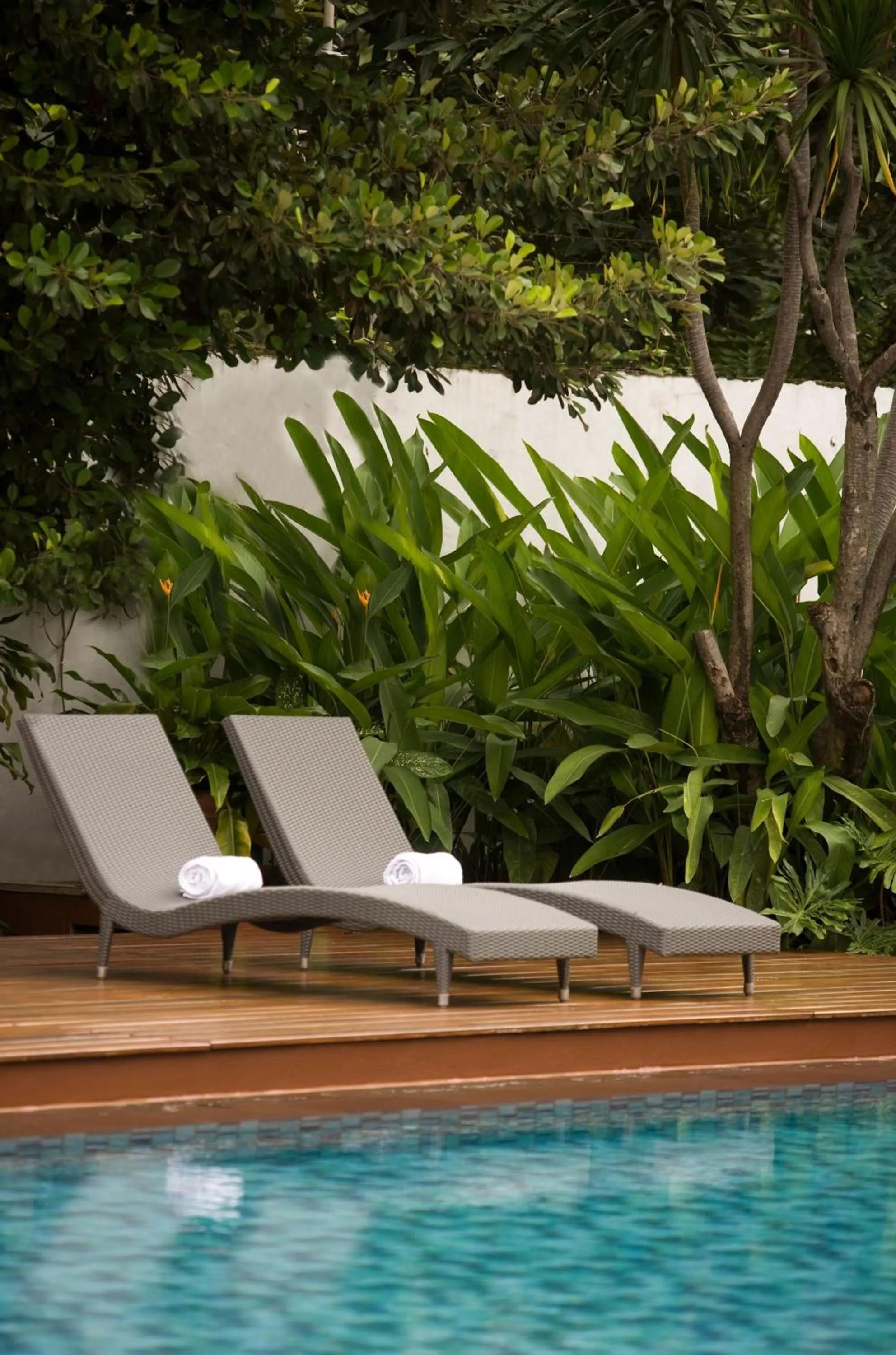 Swimming pool in Hotel Santika Cirebon