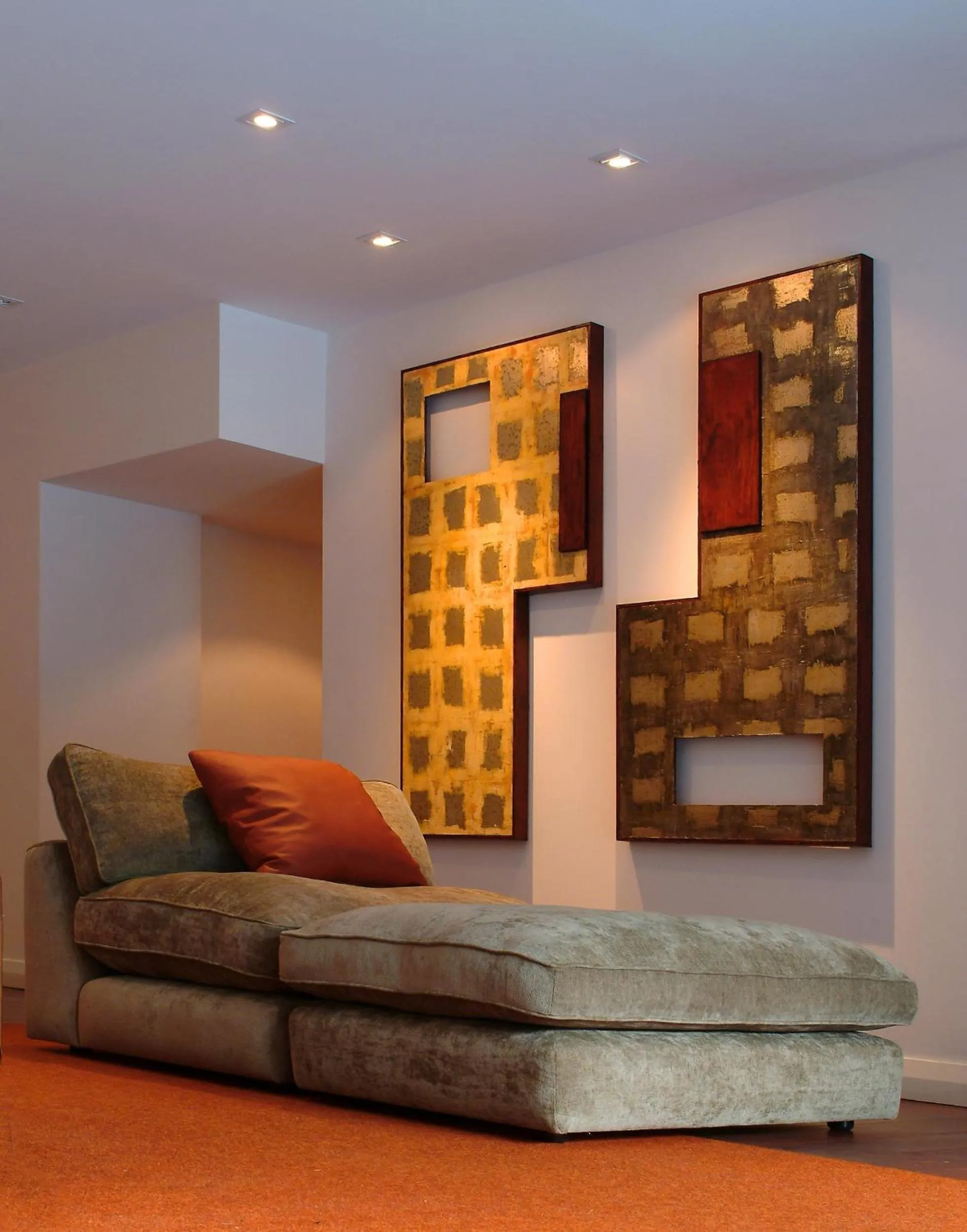 Seating area in Downtown Villas