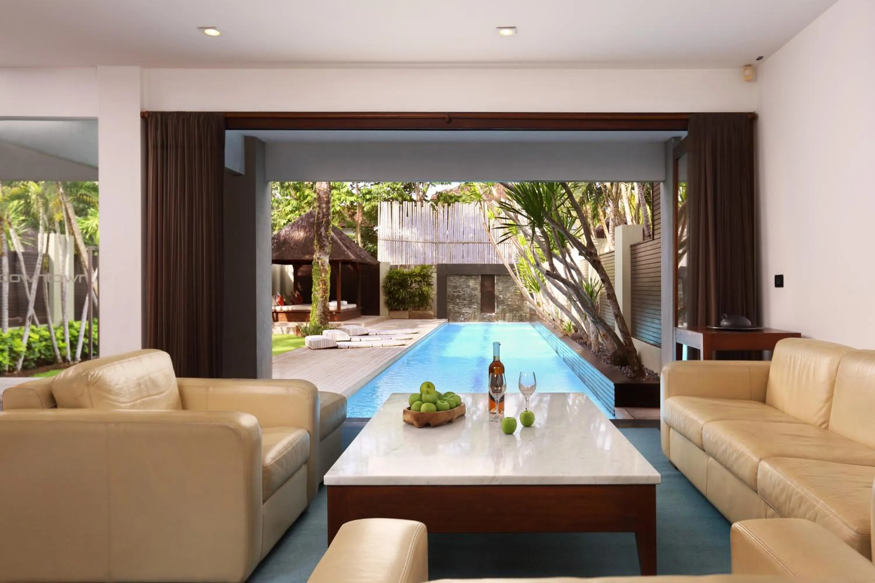 Seating area in Downtown Villas