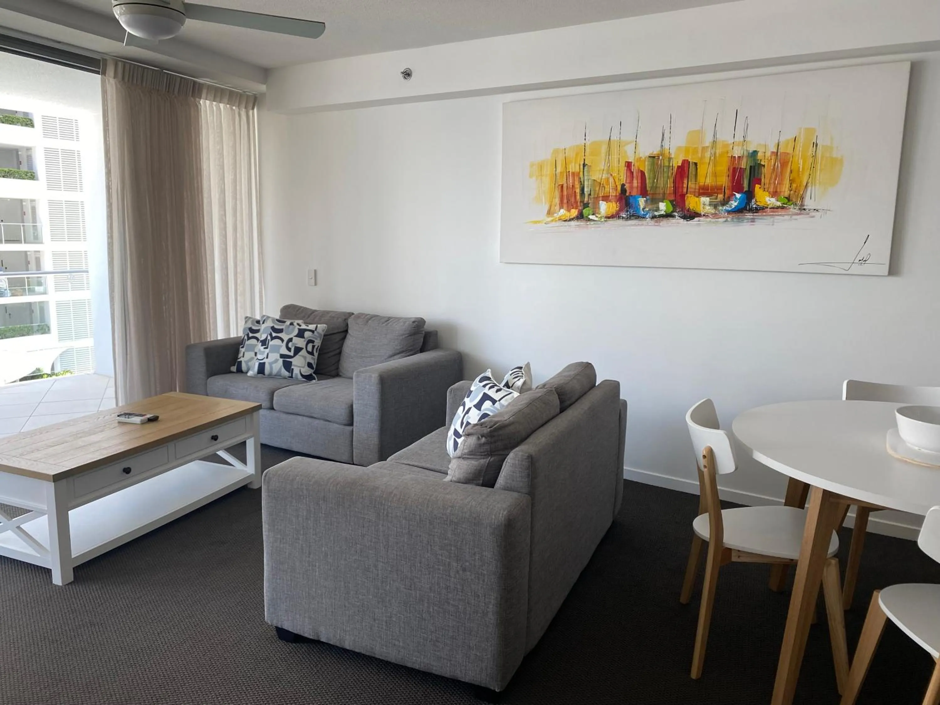 Living room in Cilento Mooloolaba