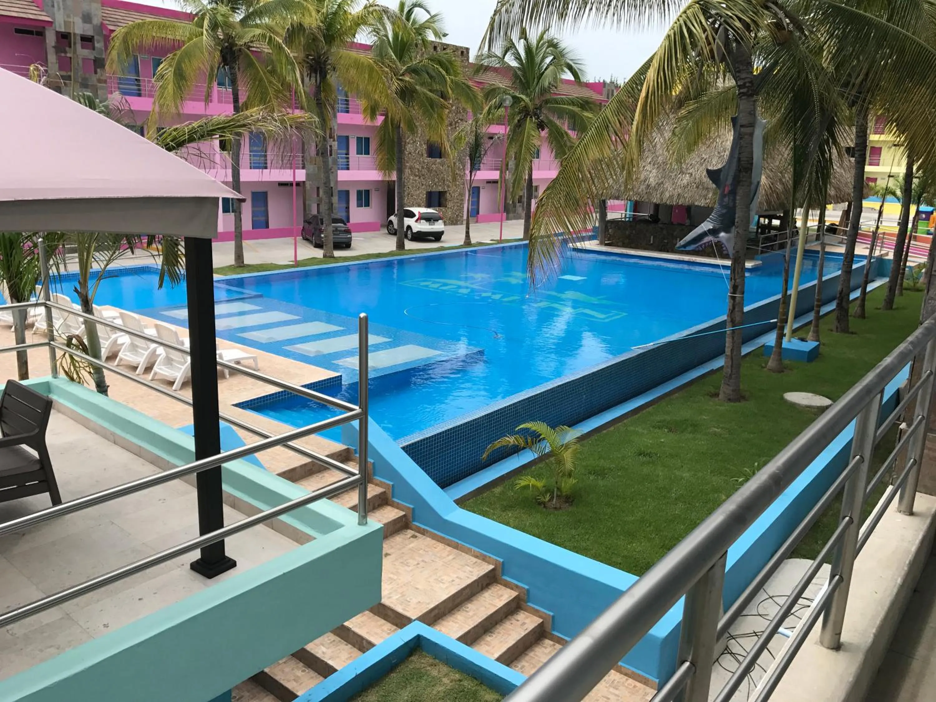 Pool view in Miami Inn