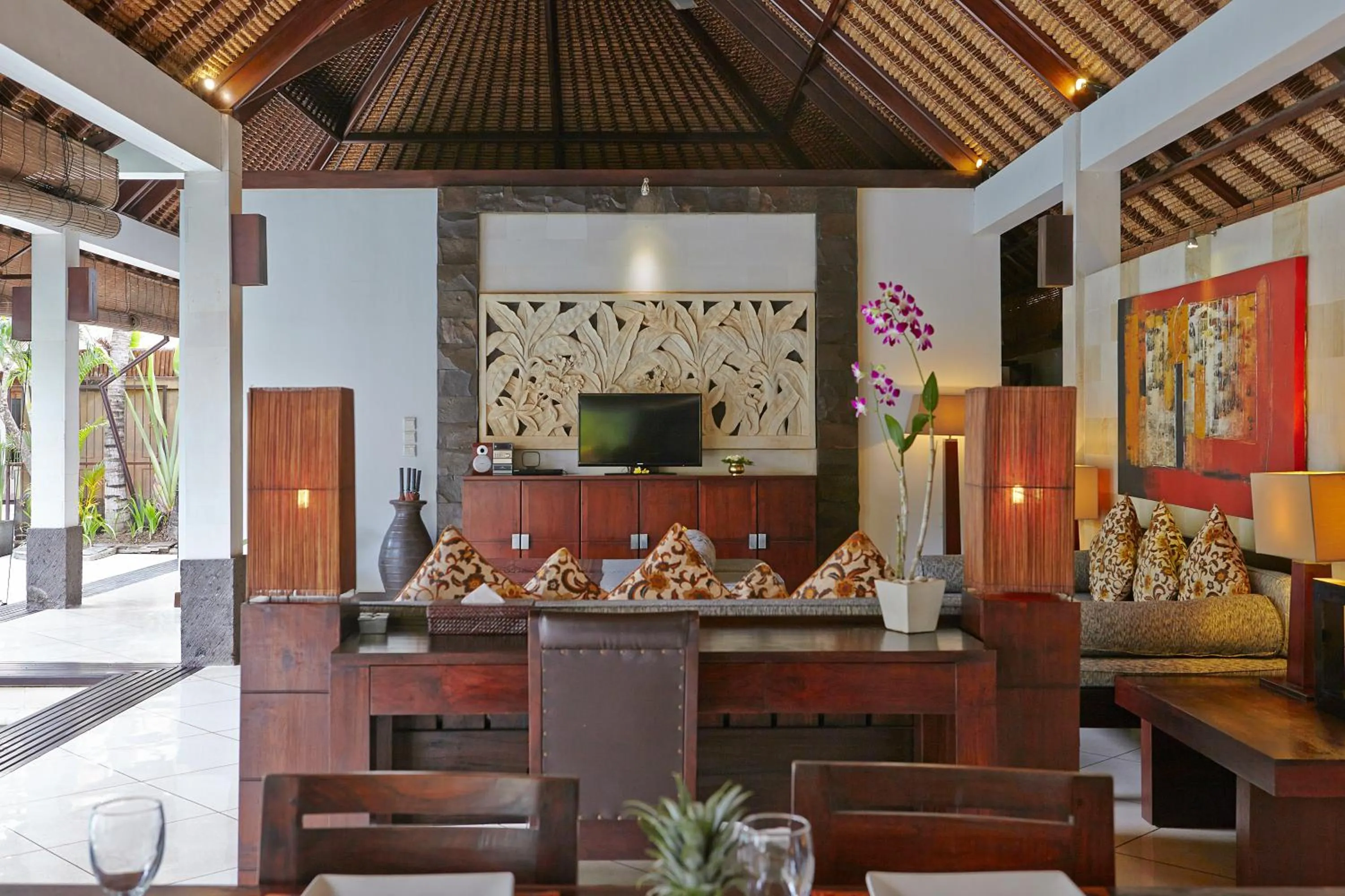 Living room in The Maya Seminyak Villas