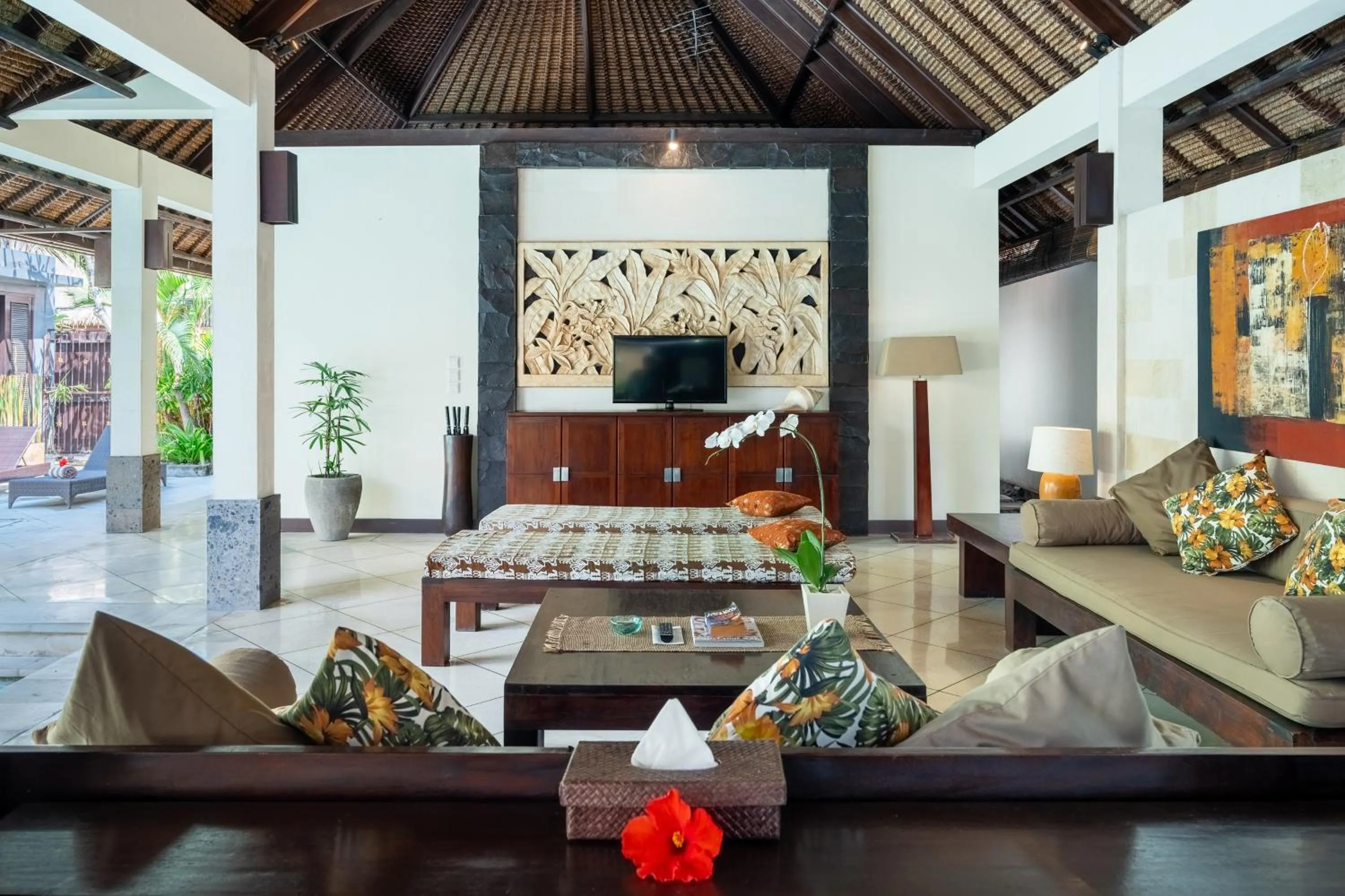 Living room in The Maya Seminyak Villas