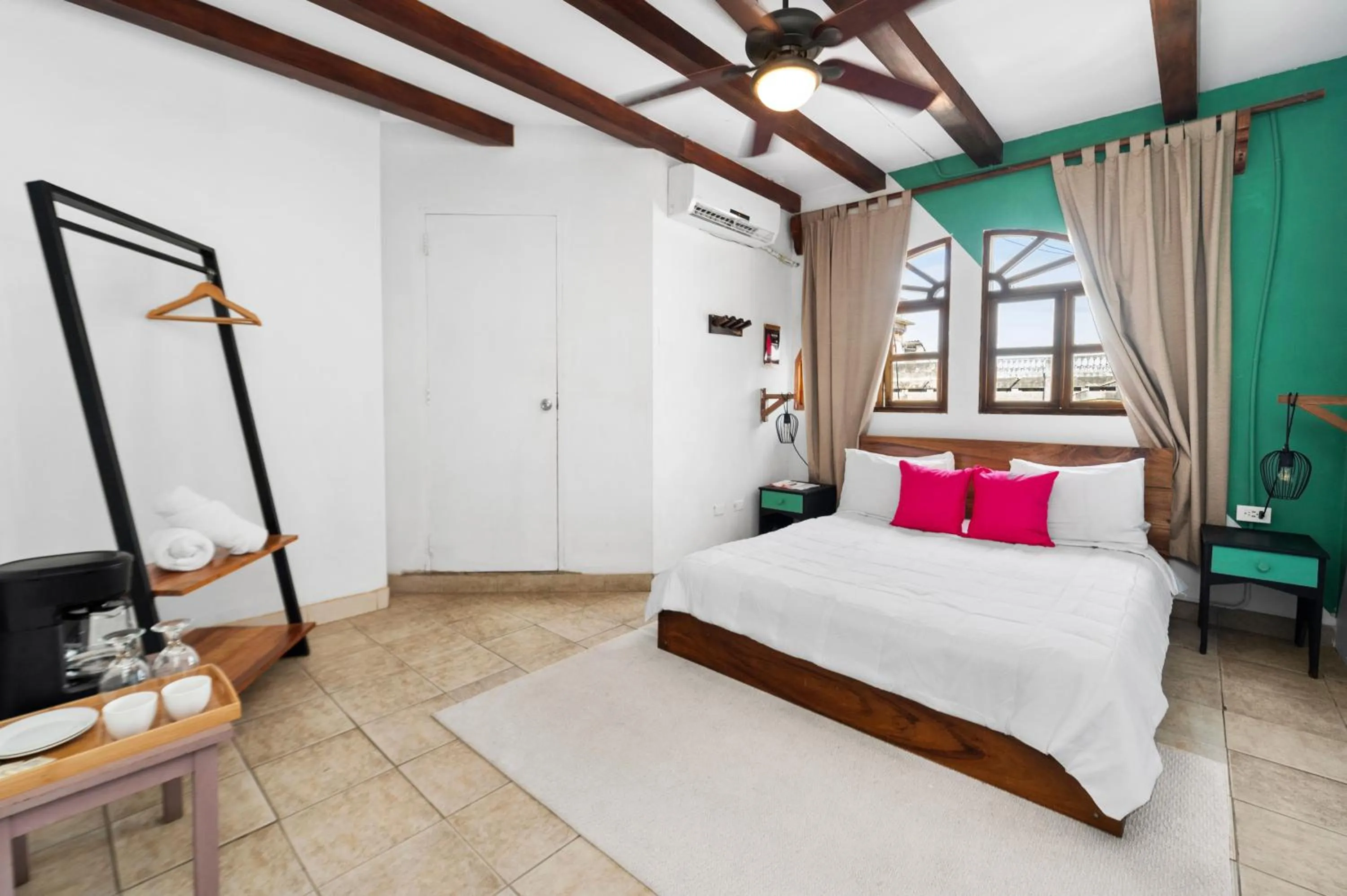 Bed in Socialtel Granada