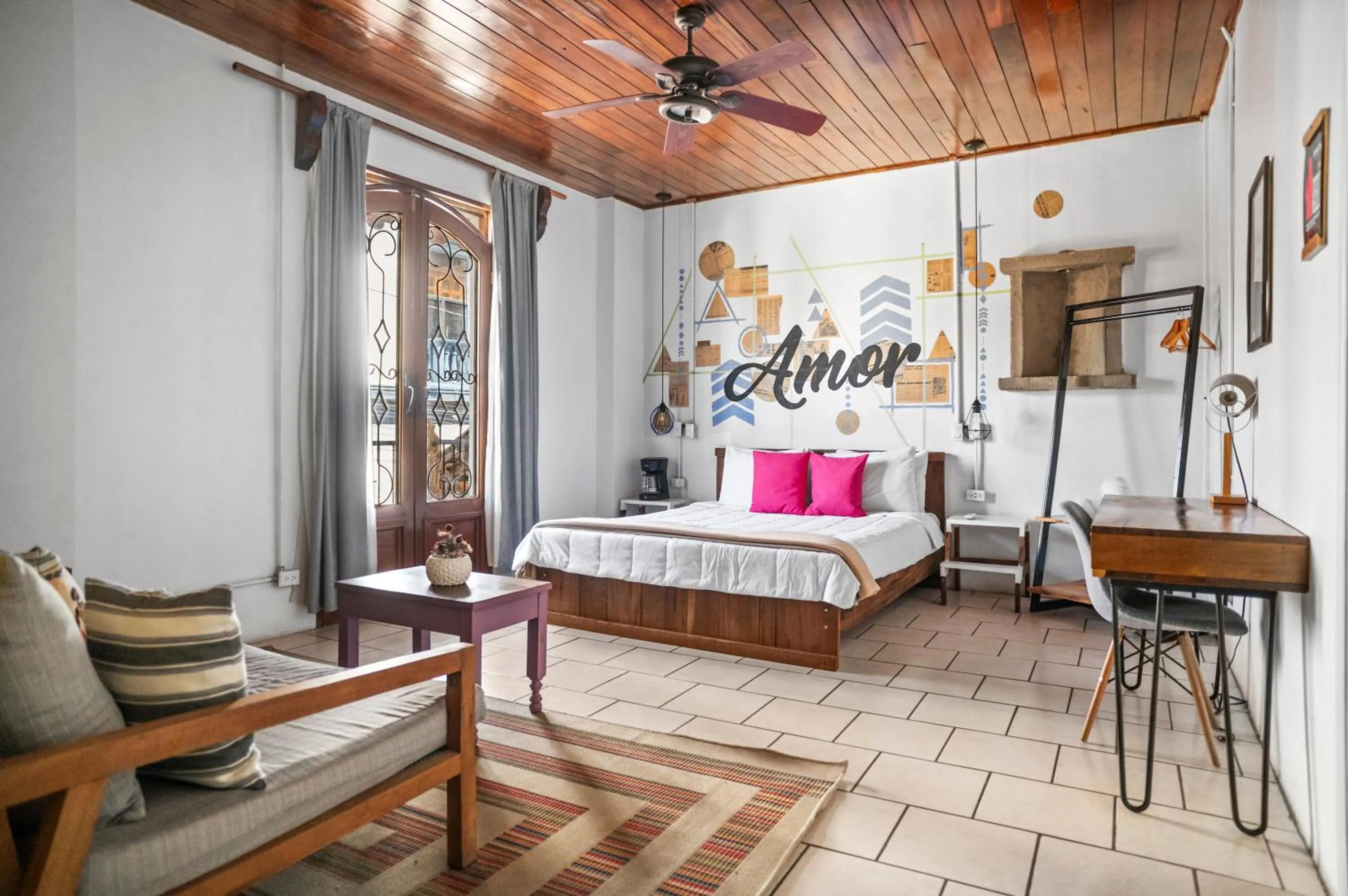 Bed in Socialtel Granada