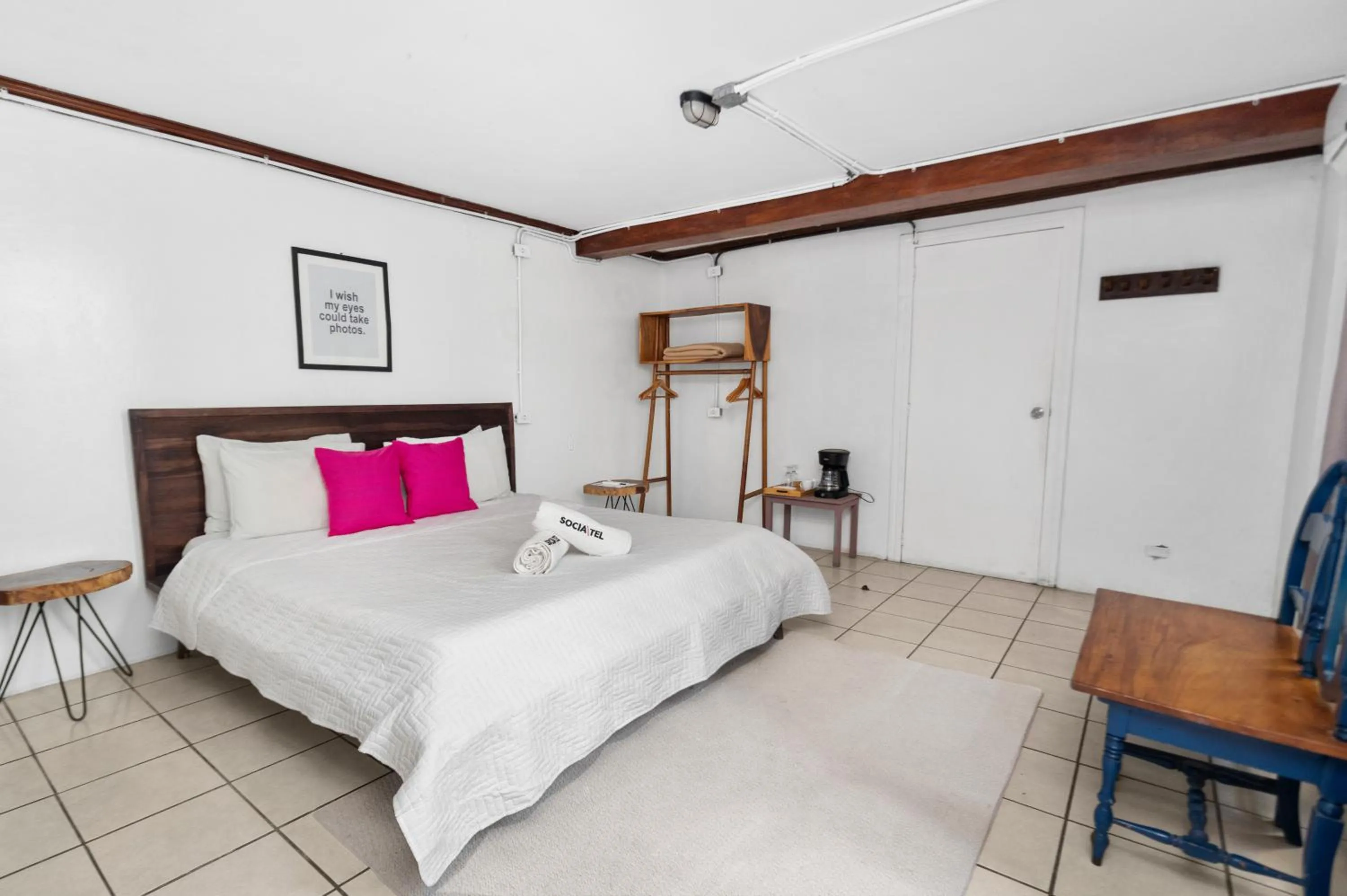 Bed in Socialtel Granada