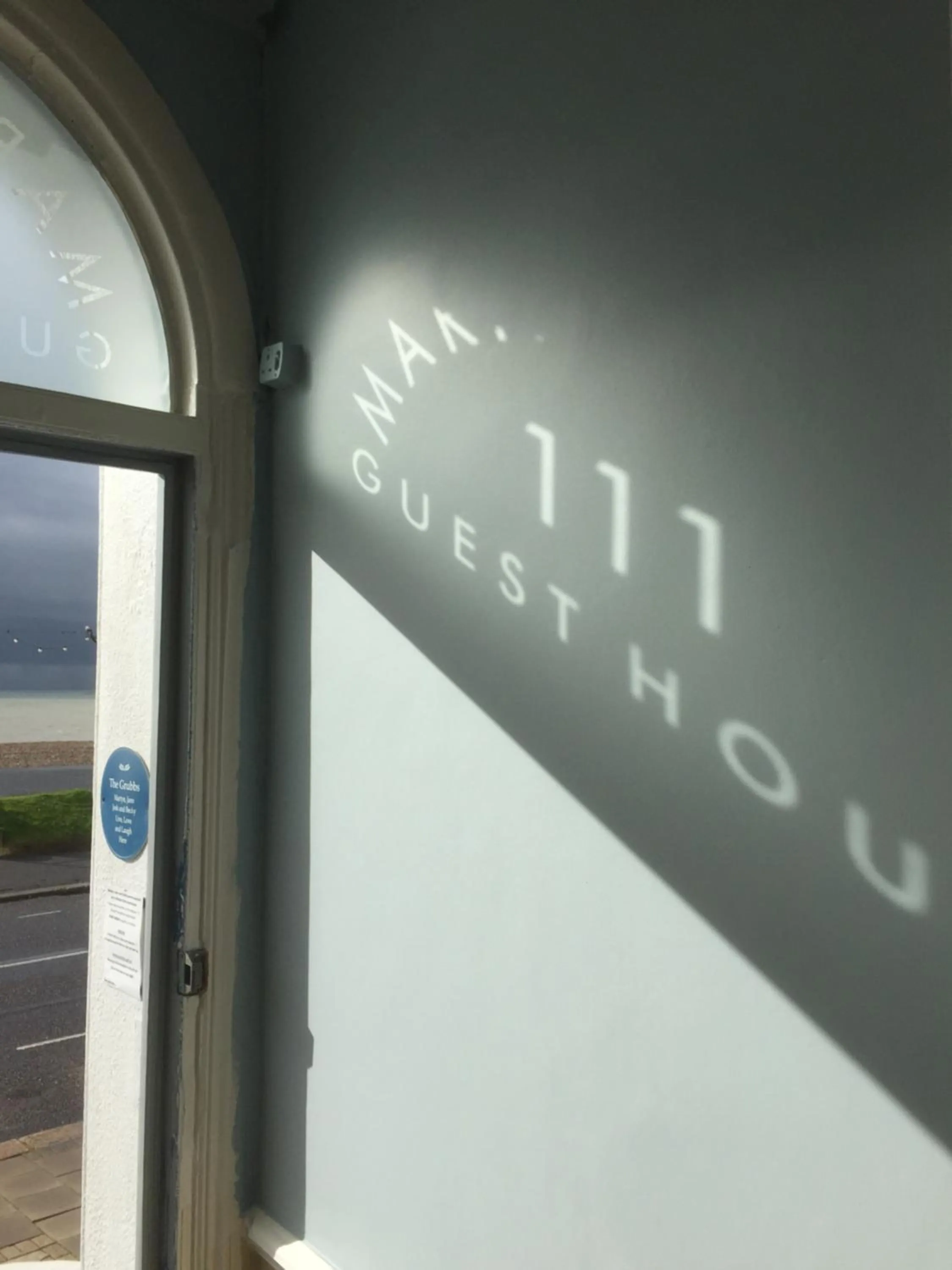 Logo/Certificate/Sign in Marine View Guest House