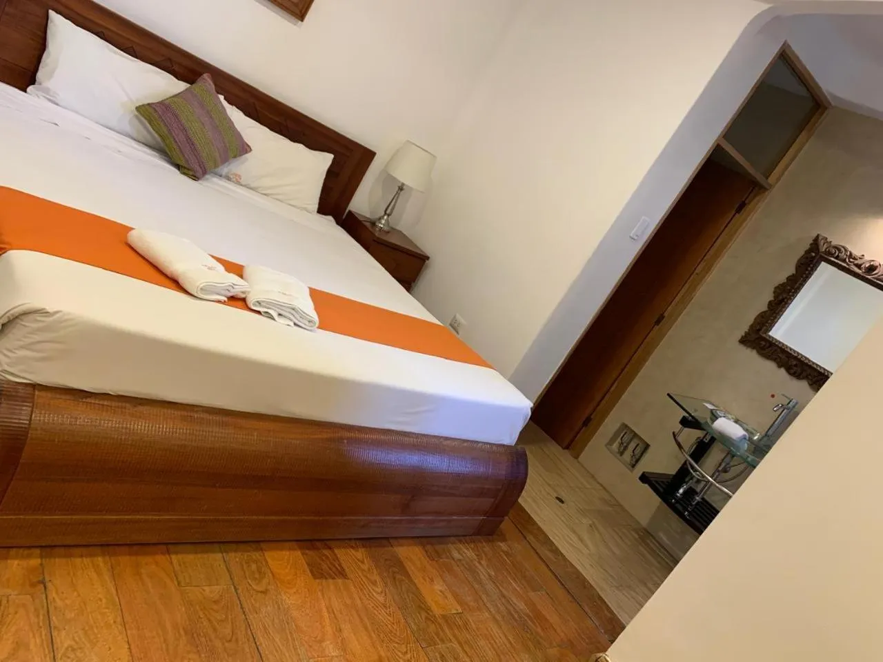 Bed in Waman Qorikancha