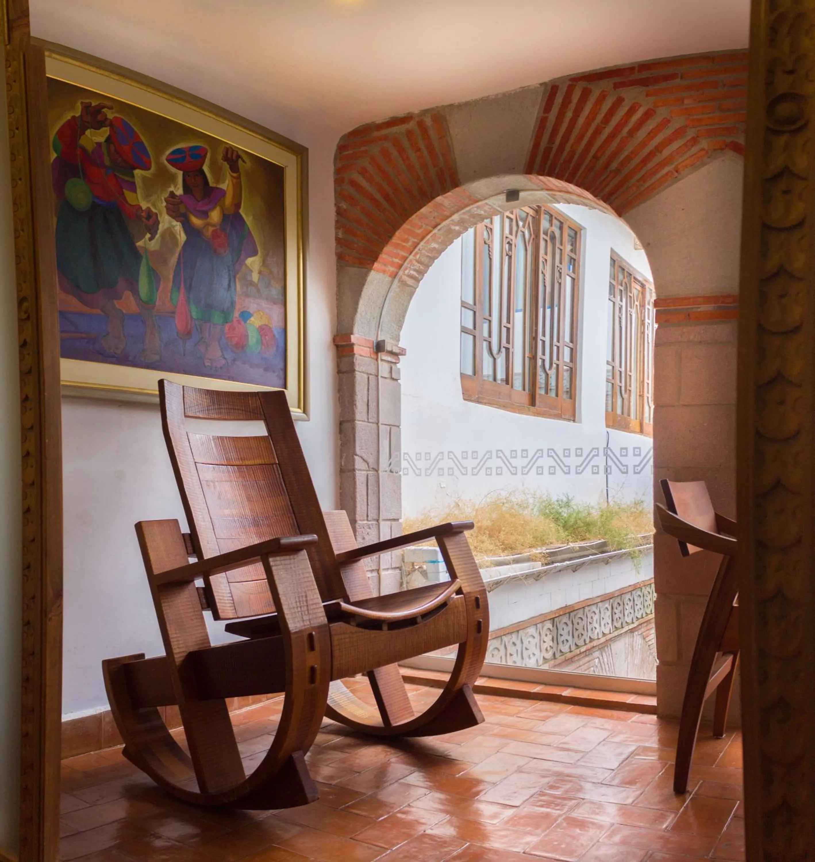 Seating area in Waman Qorikancha