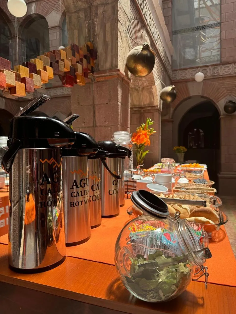 Continental breakfast in Waman Qorikancha