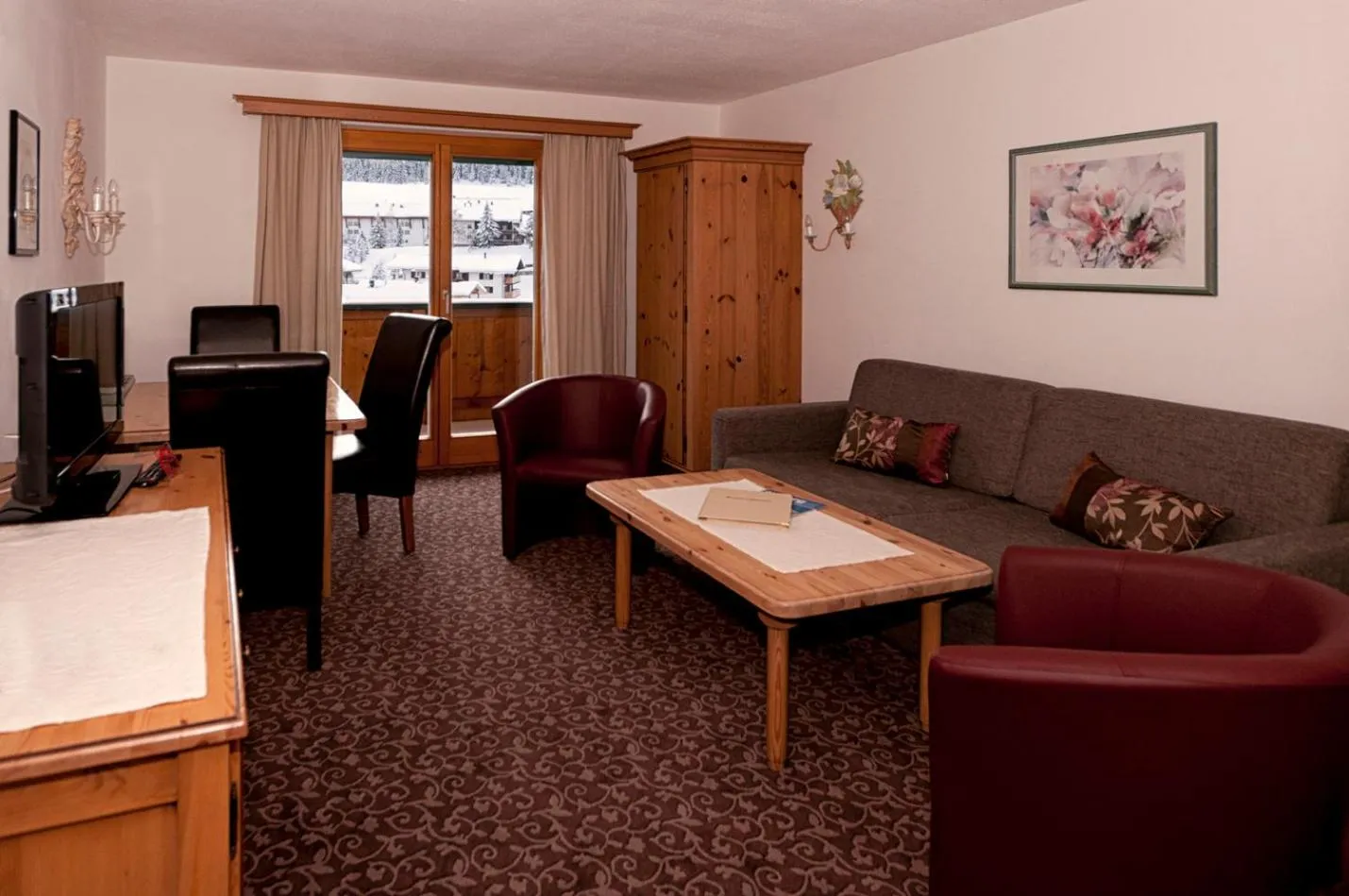 Living room in Appartements Spullersee