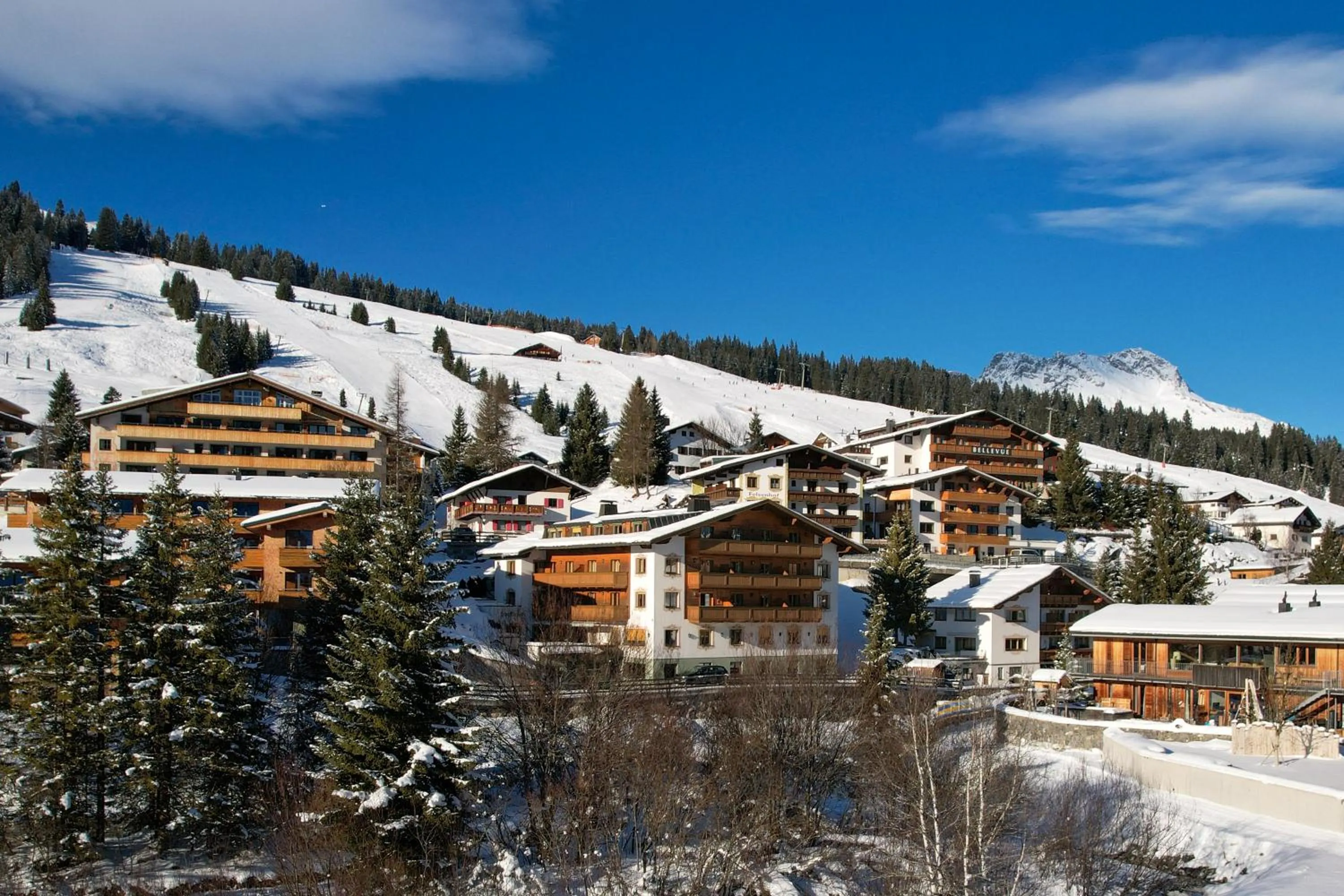 Mountain view in Appartements Spullersee