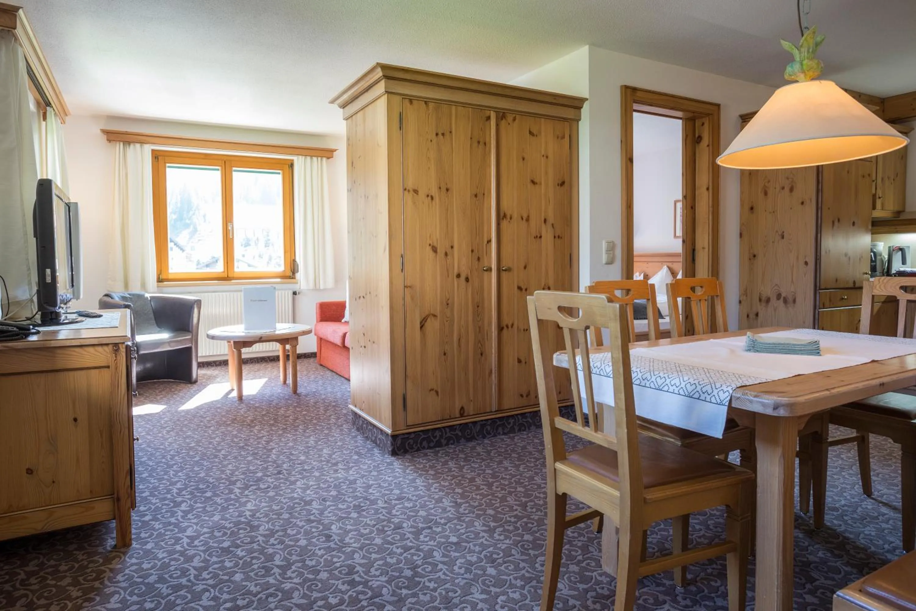 Dining area in Appartements Spullersee
