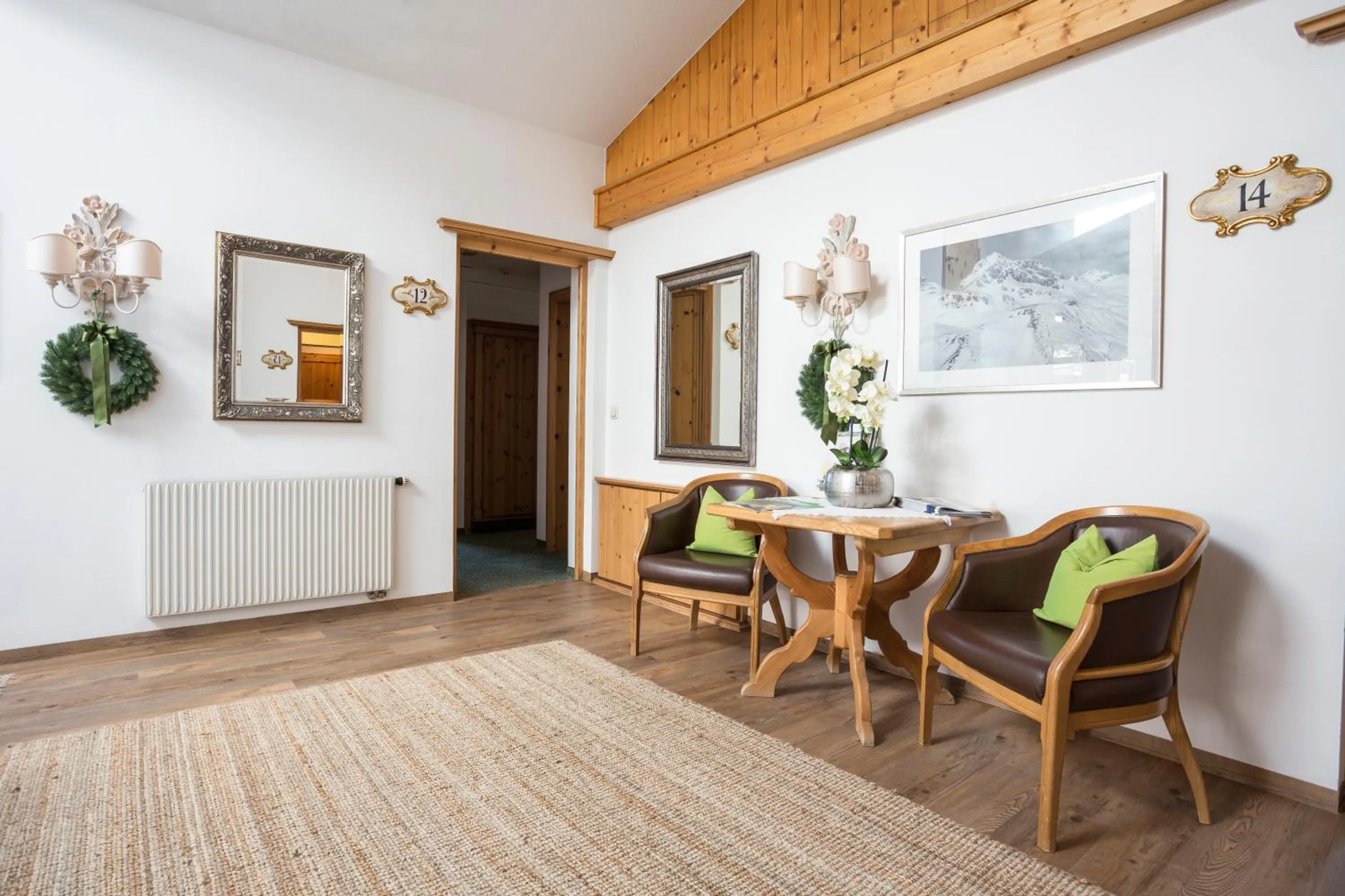 Seating area in Appartements Spullersee