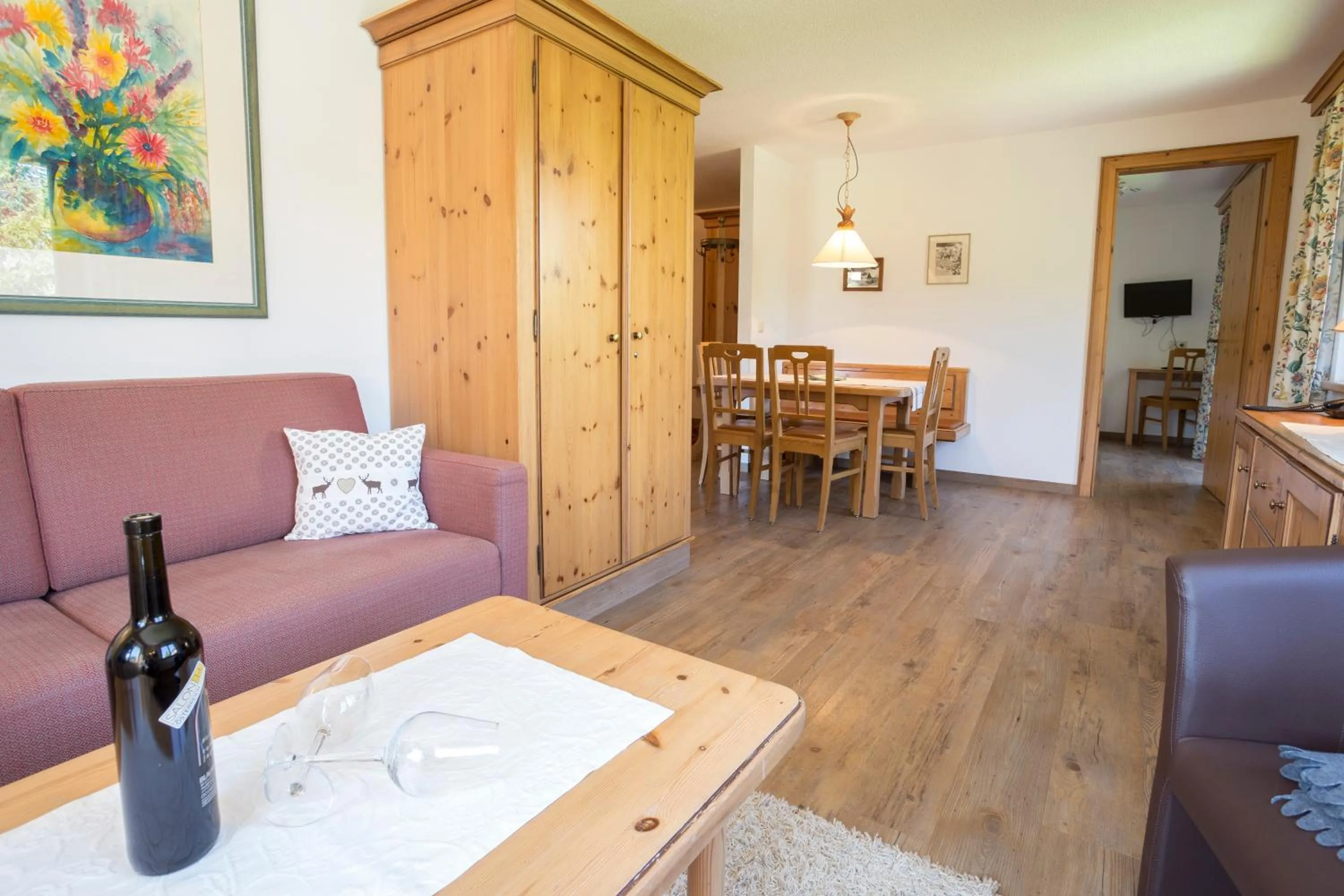 Living room in Appartements Spullersee