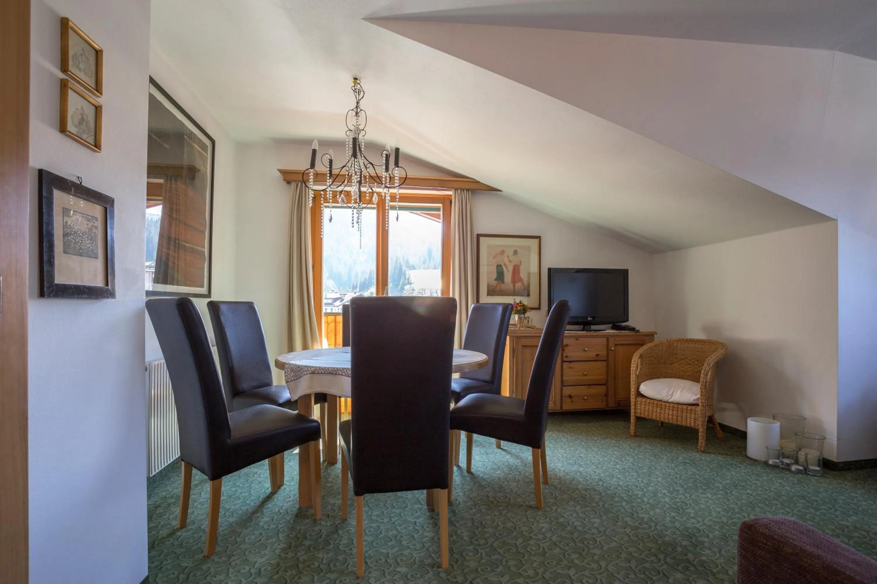 Seating area in Appartements Spullersee