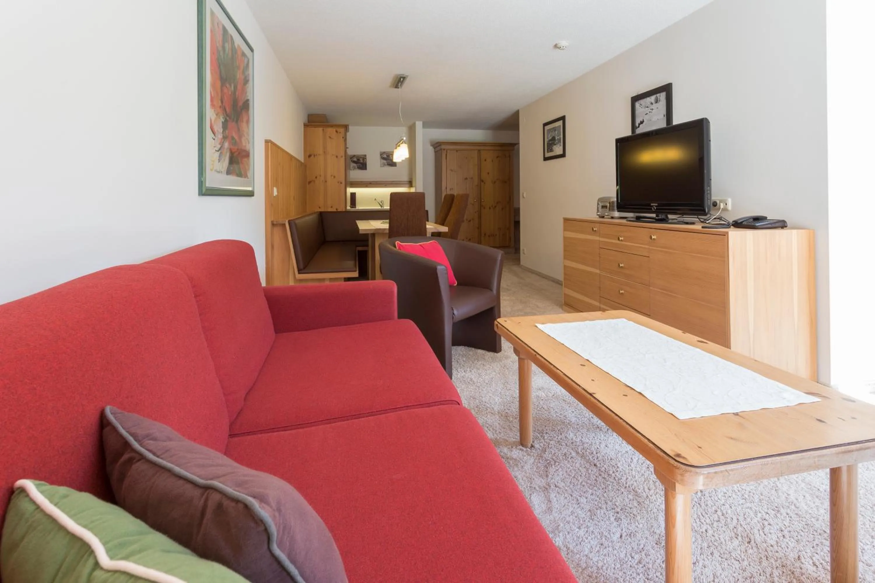 Seating area in Appartements Spullersee