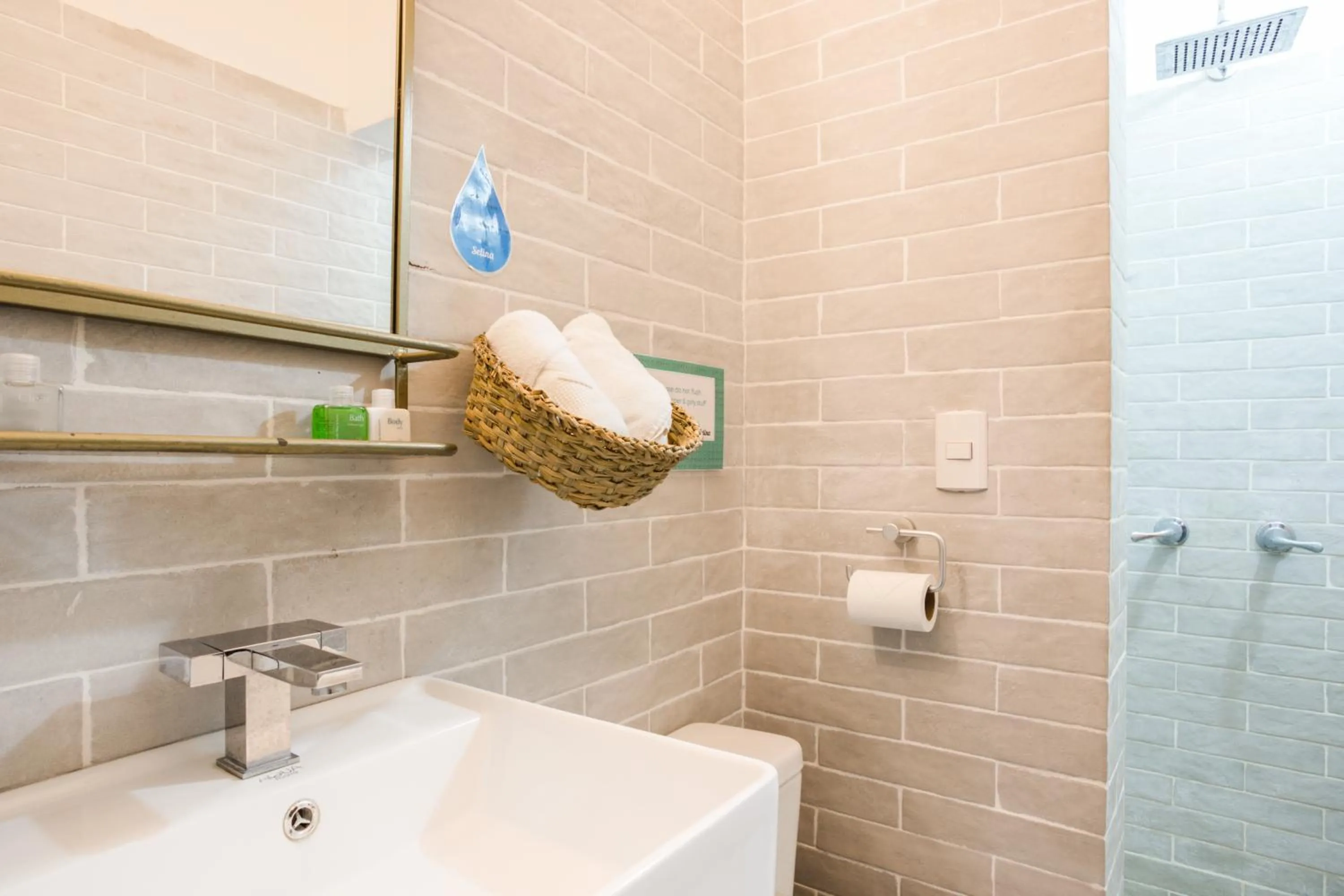 Shower in Selina Antigua