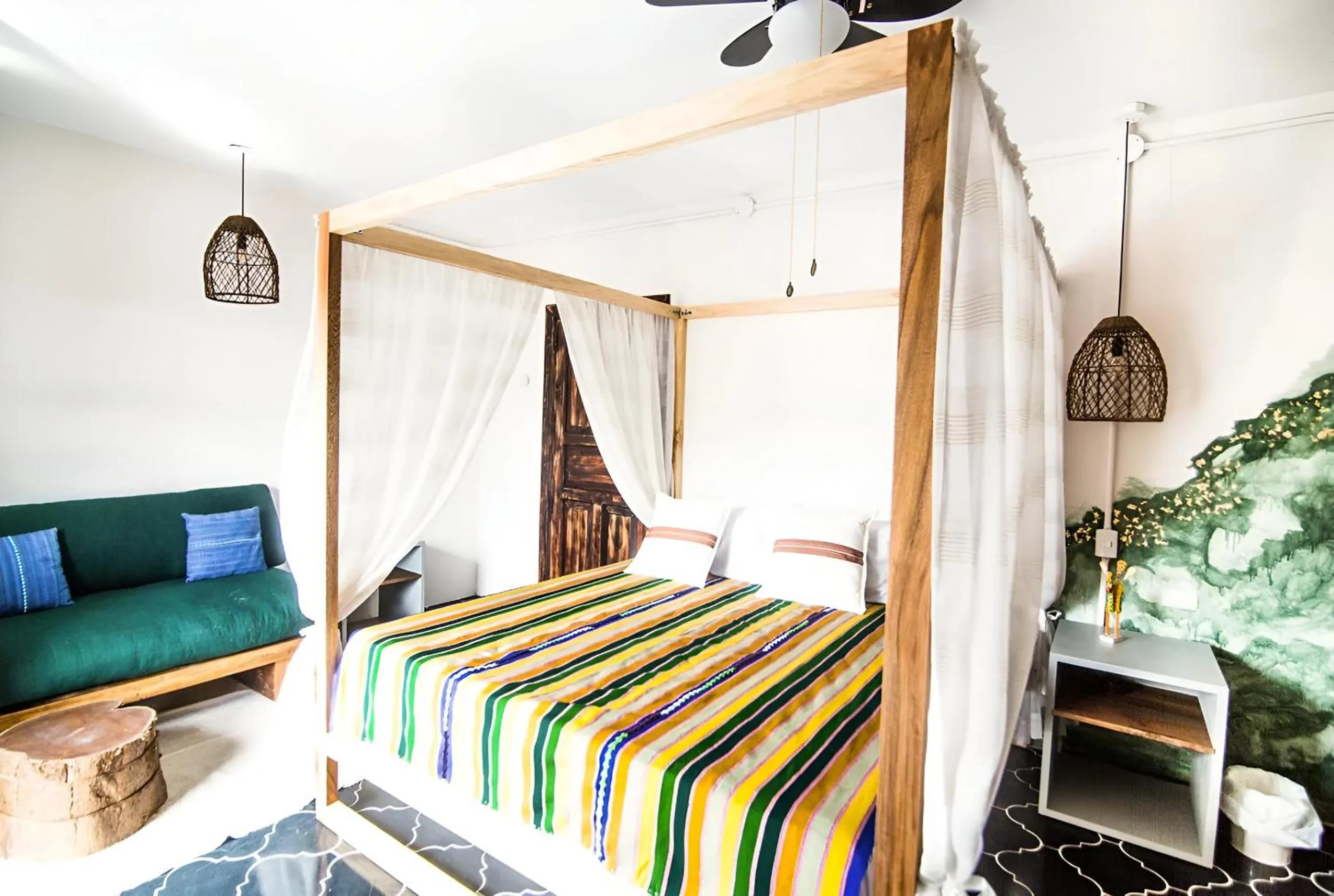 Bed in Selina Antigua