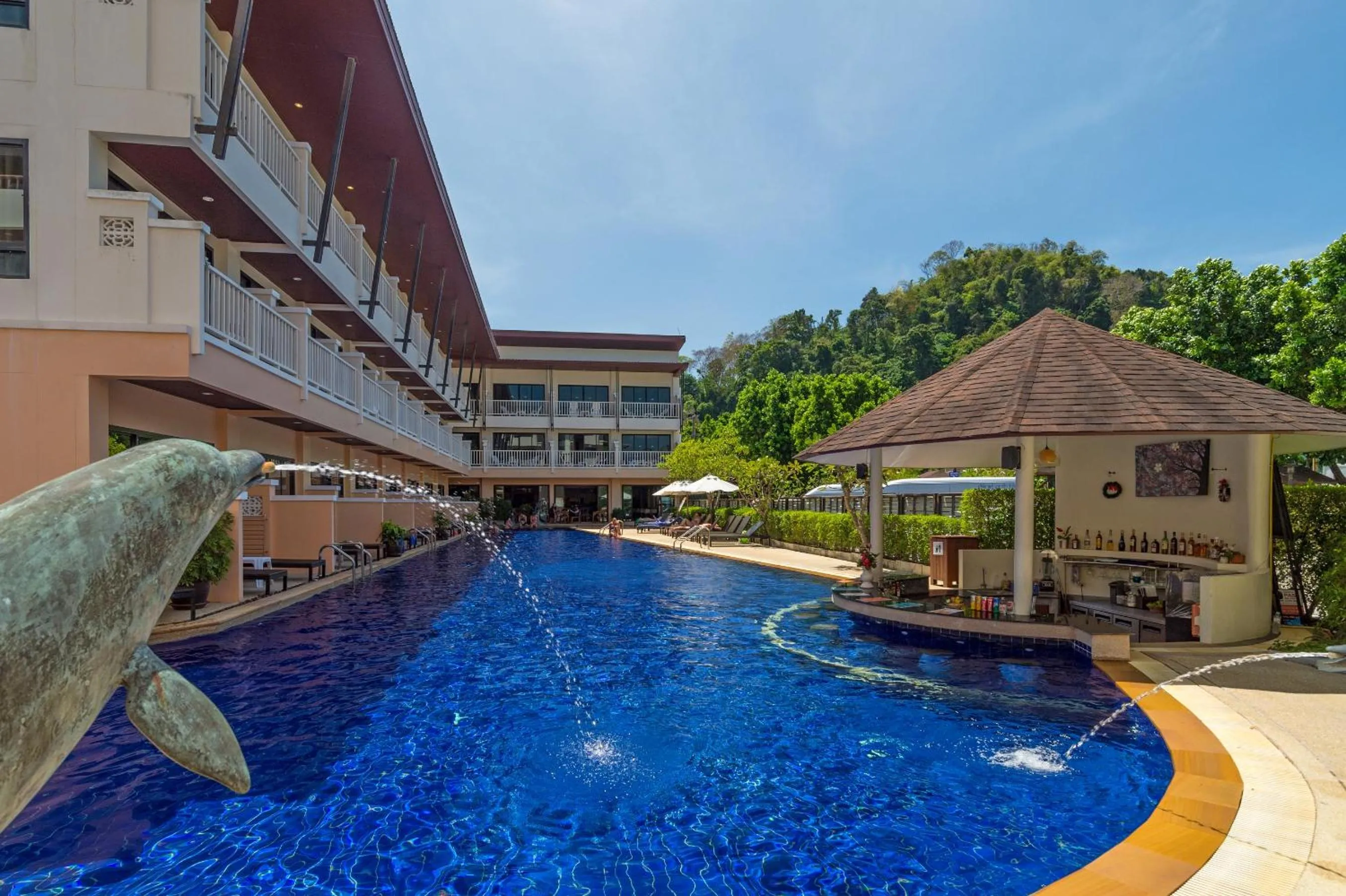 Swimming pool in Srisuksant Resort