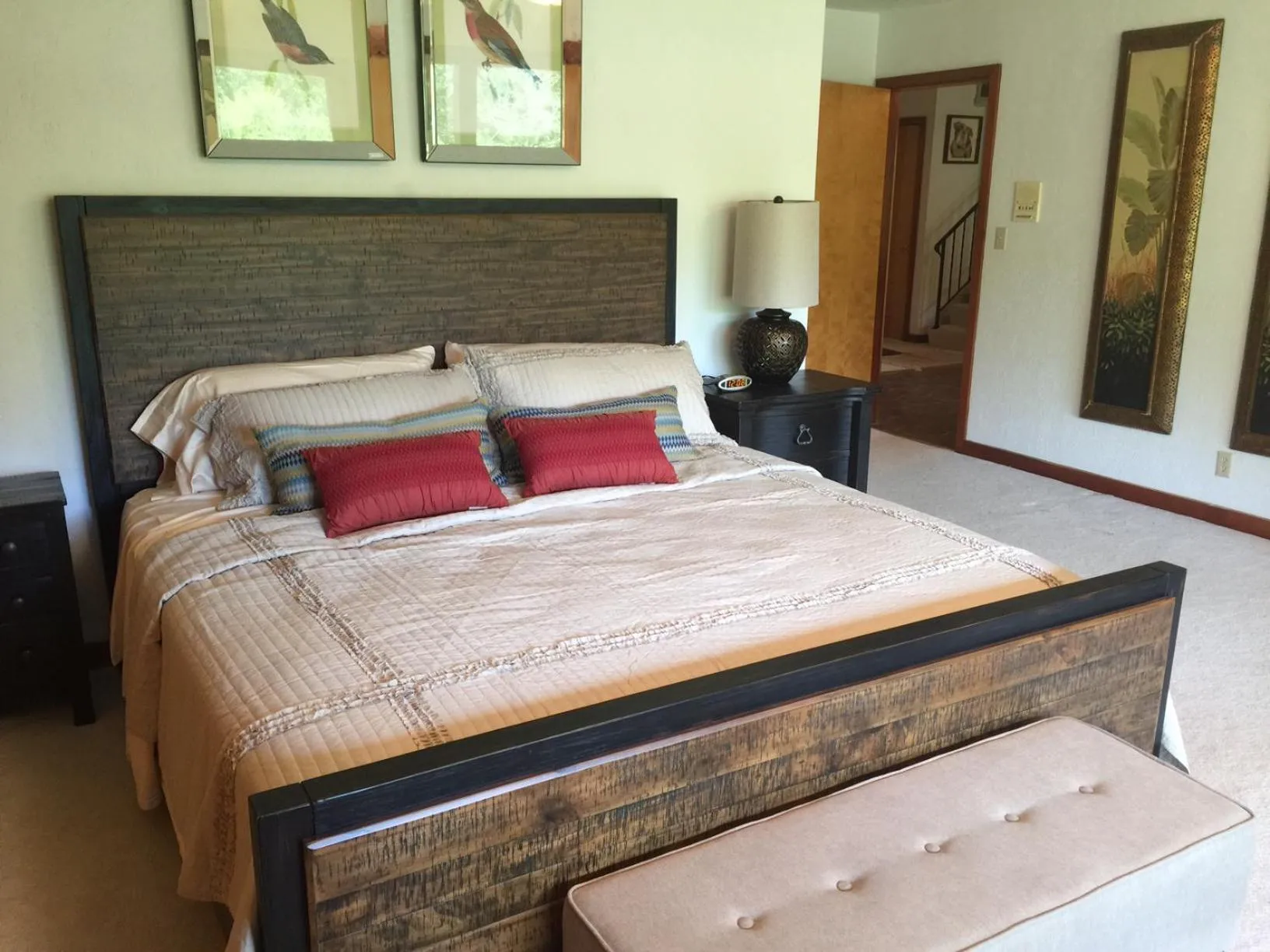 Bed in The Lodge in Sugar Hollow