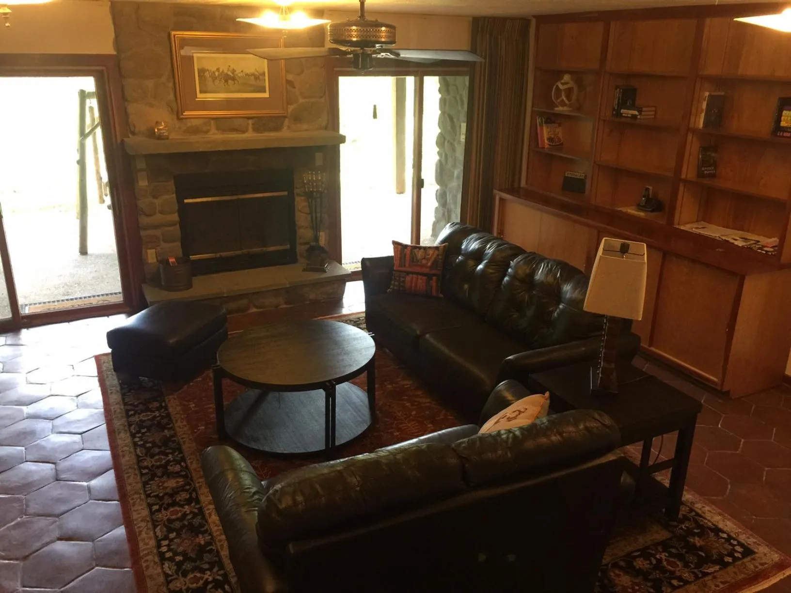 Seating area in The Lodge in Sugar Hollow