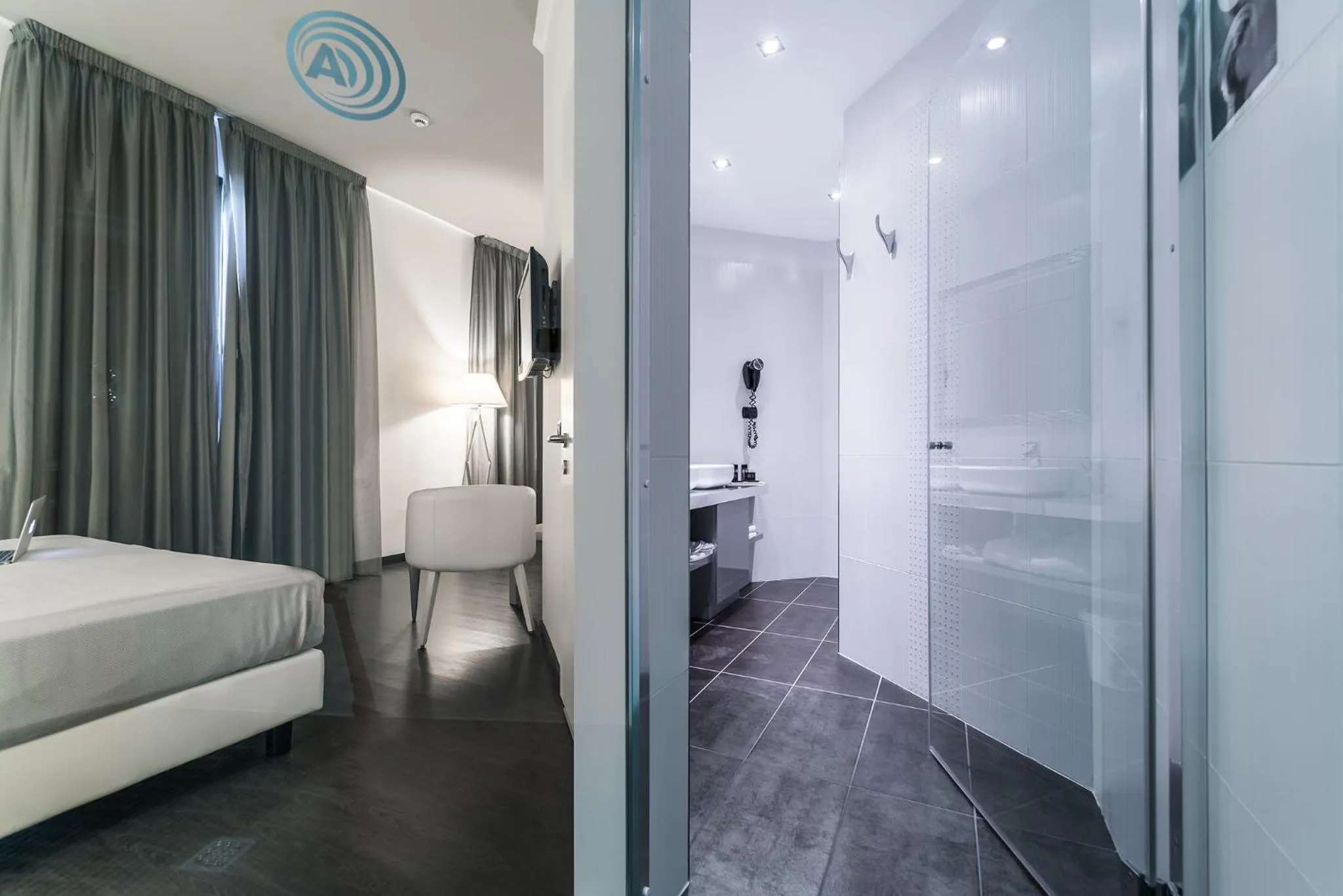 Bed in Amatì Design Green Hotel