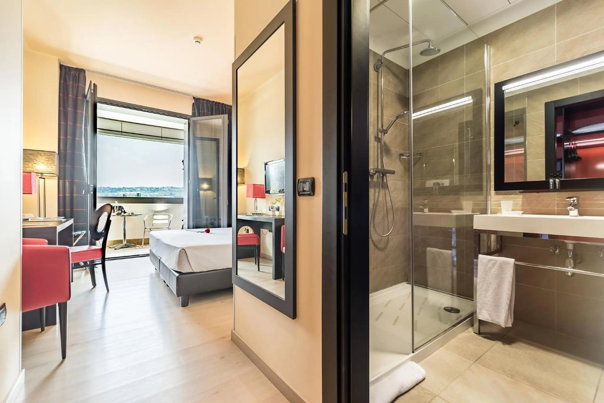 Bathroom, Bed in Amatì Design Green Hotel