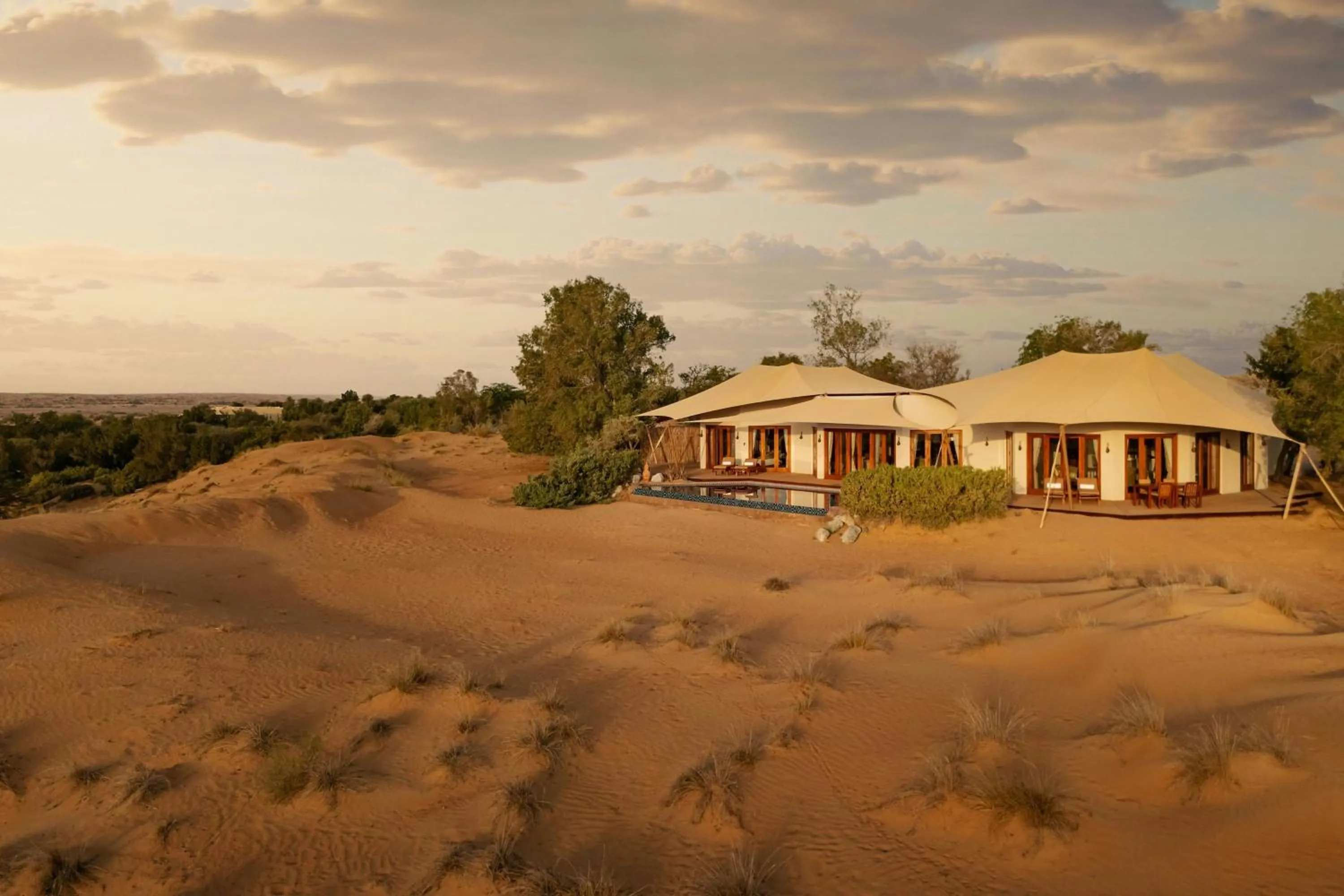 Property building in Al Maha, a Luxury Collection Desert Resort & Spa, Dubai