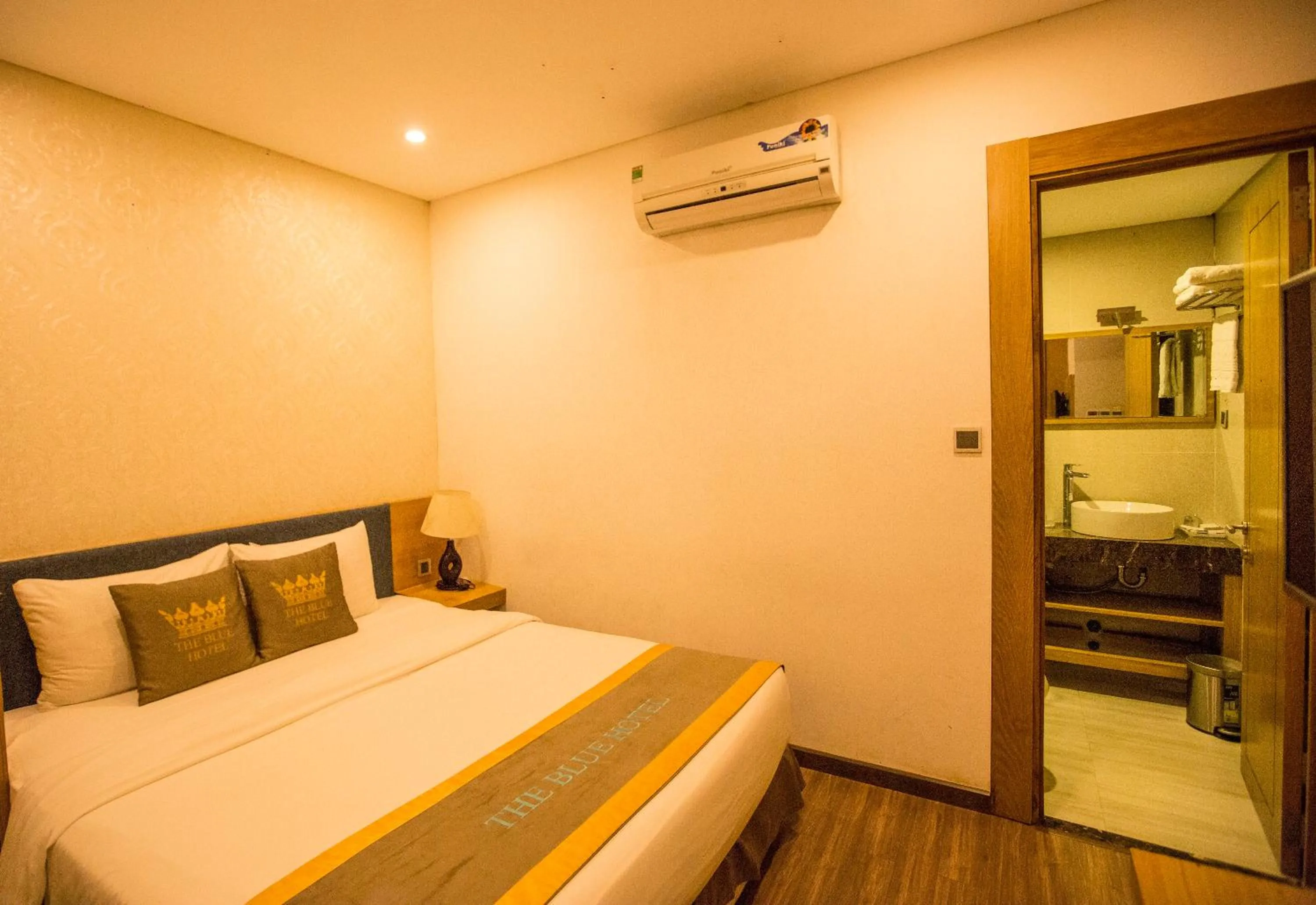 Bed in The Blue Airport Hotel