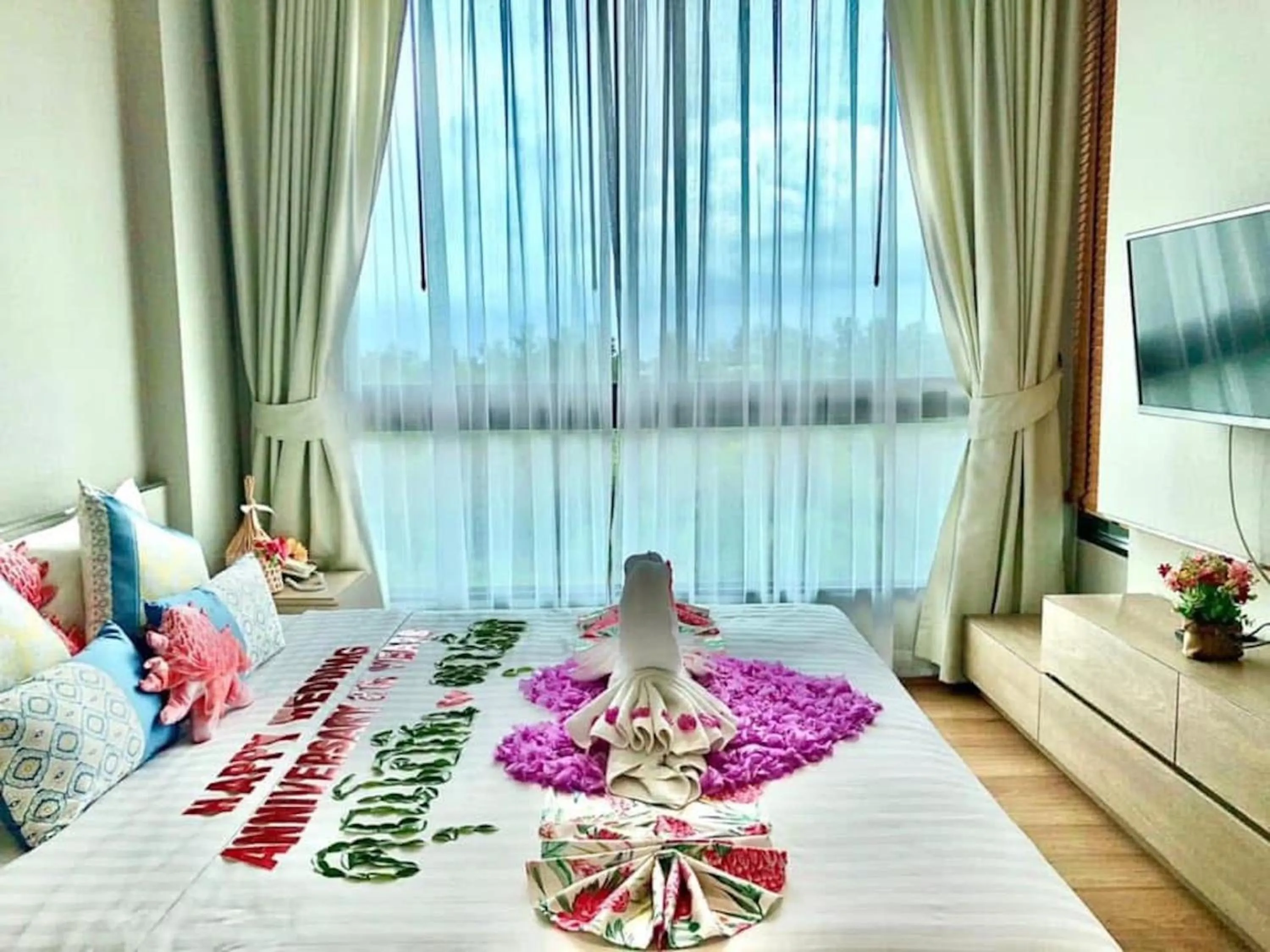 Bed in Phu Dahla Residences