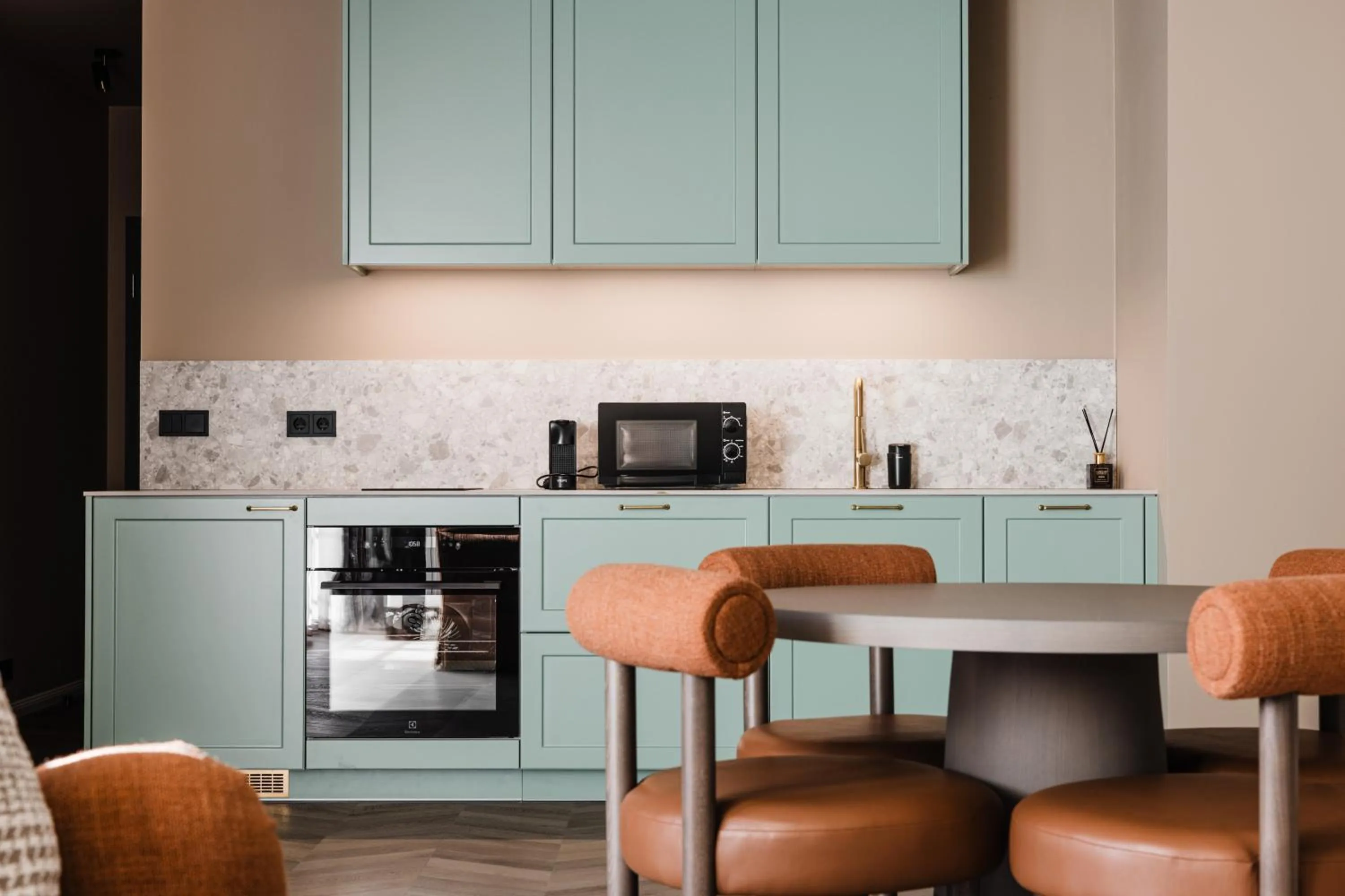 Kitchen or kitchenette in Reykjavik Residence Apartment Hotel