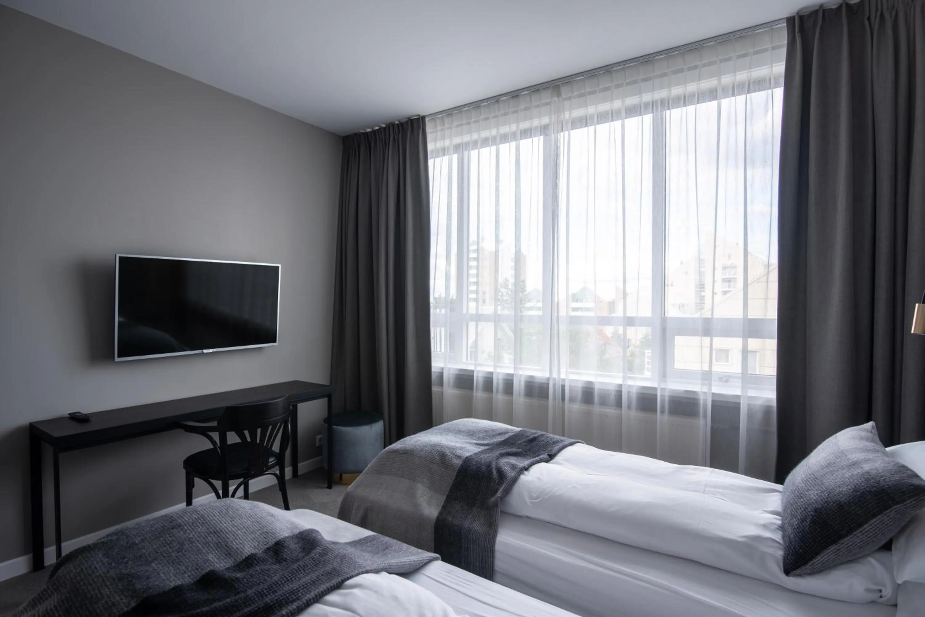 Bed in Reykjavik Residence Apartment Hotel