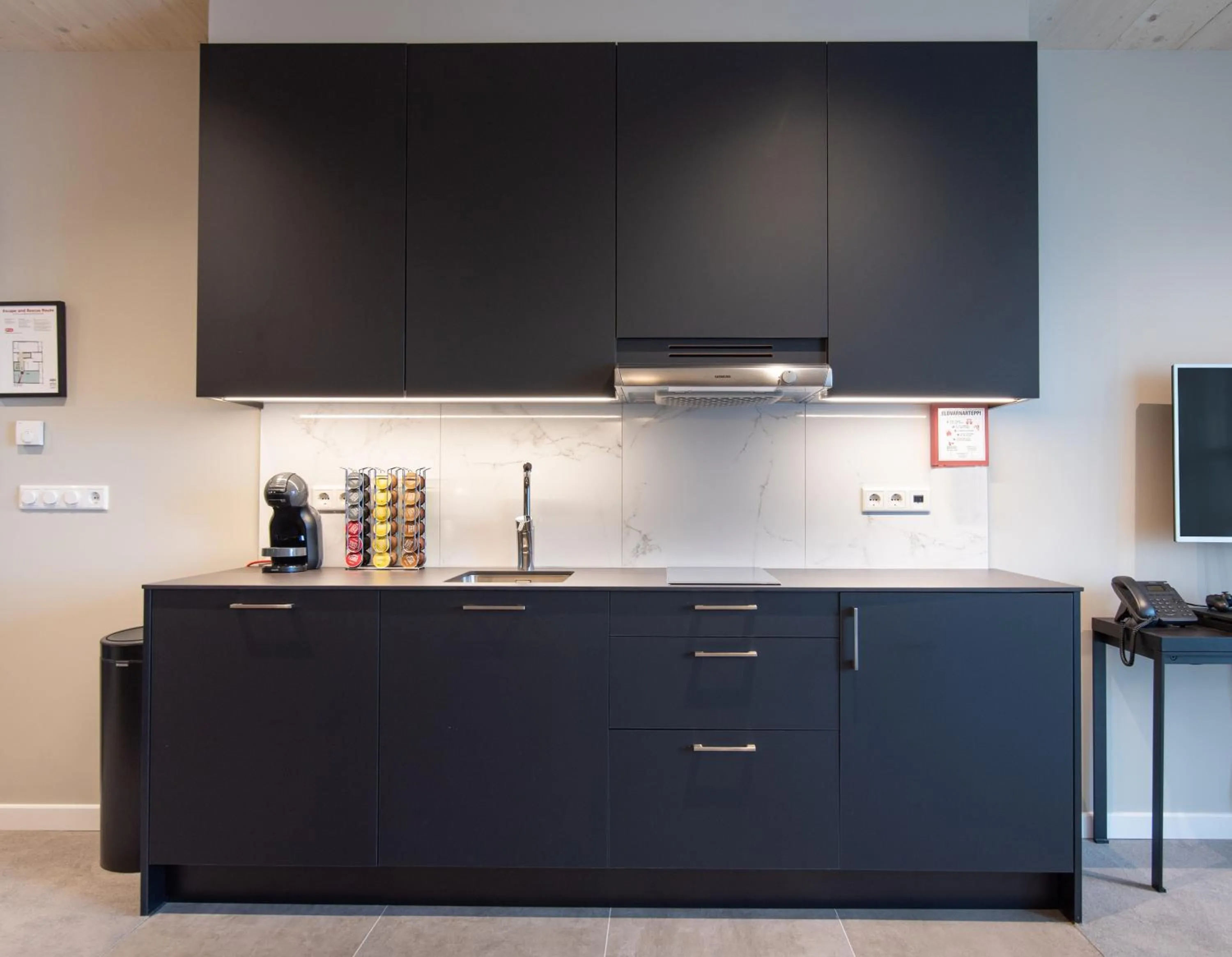 Kitchen or kitchenette in Reykjavik Residence Apartment Hotel