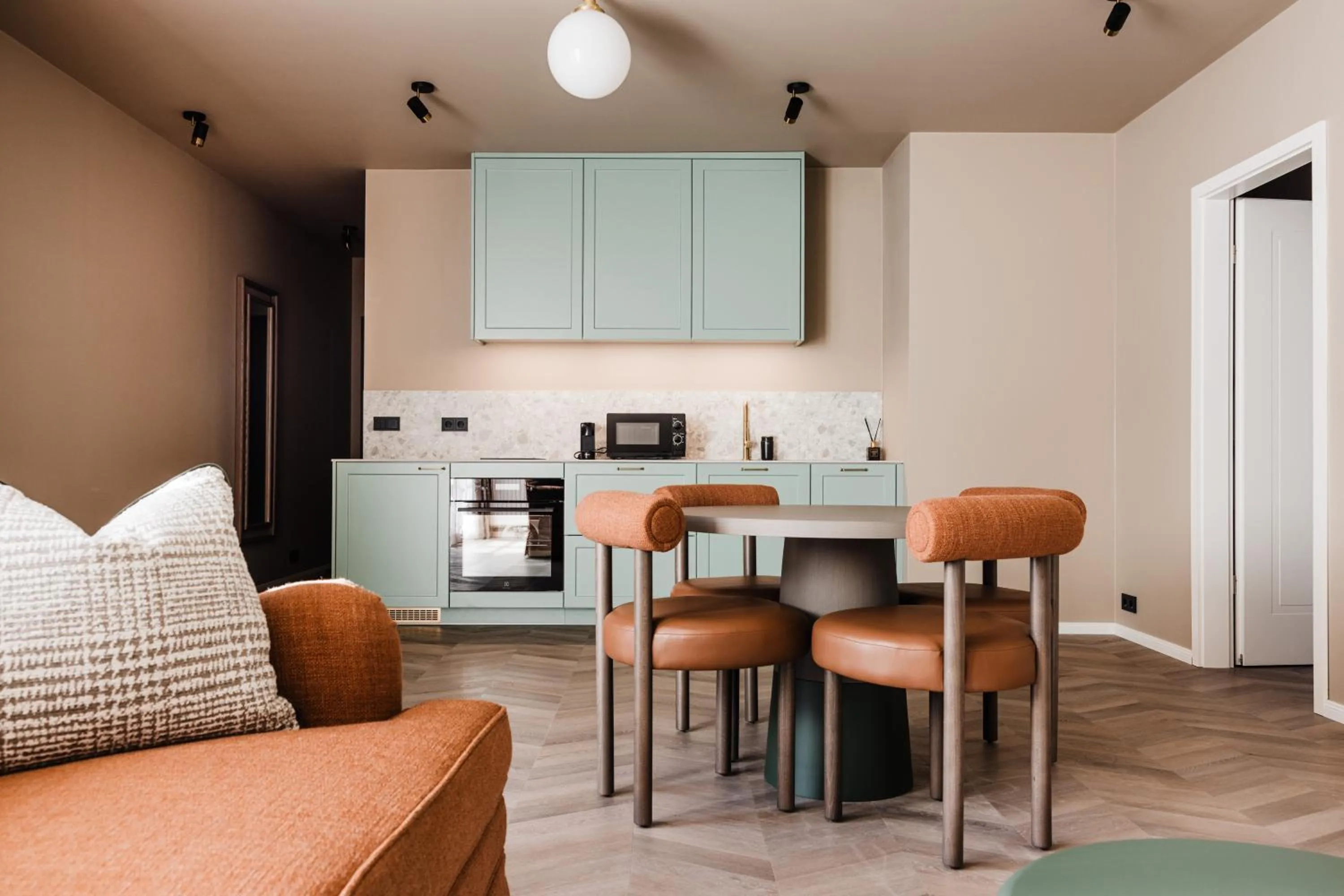 Kitchen or kitchenette in Reykjavik Residence Apartment Hotel