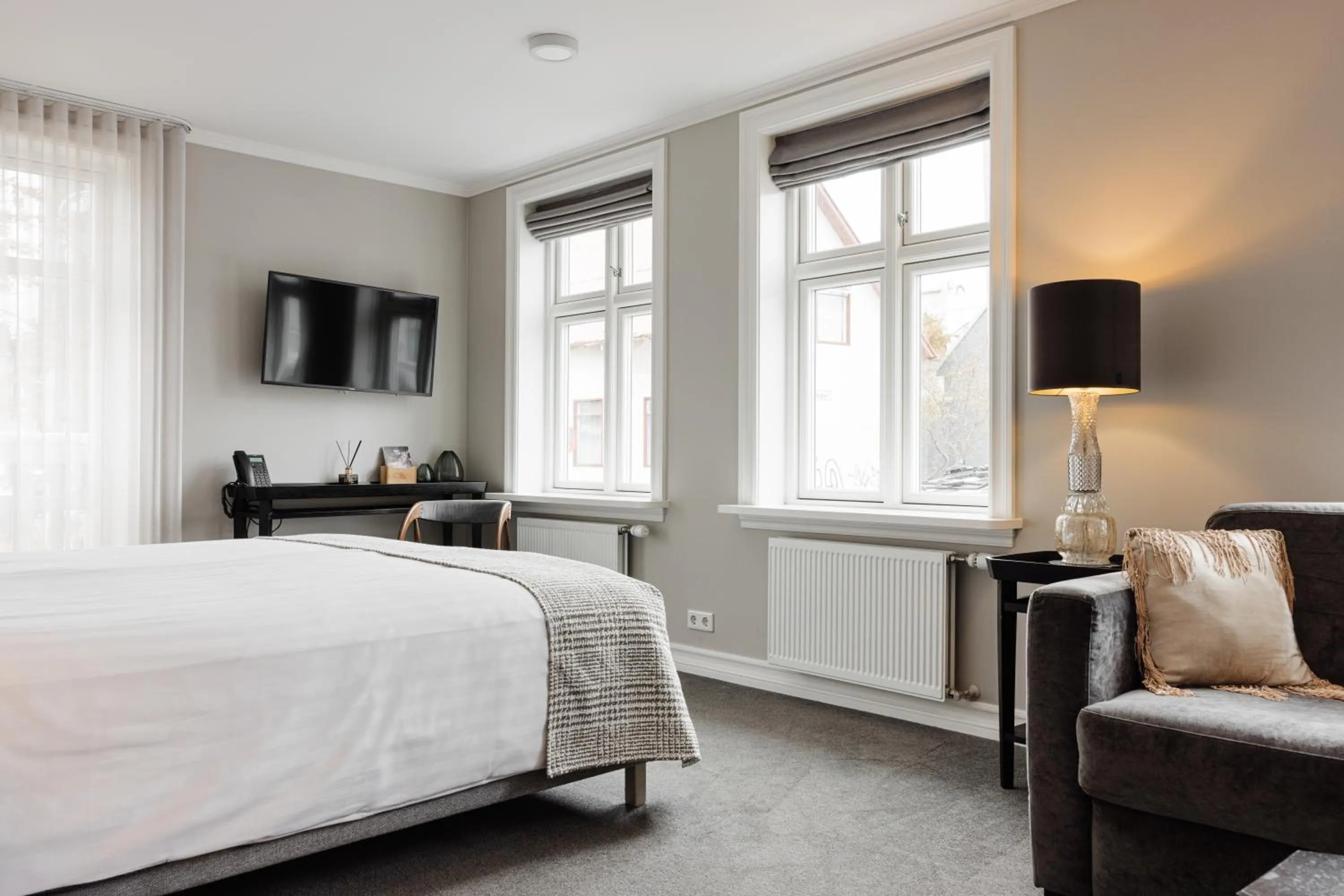 Bed in Reykjavik Residence Apartment Hotel