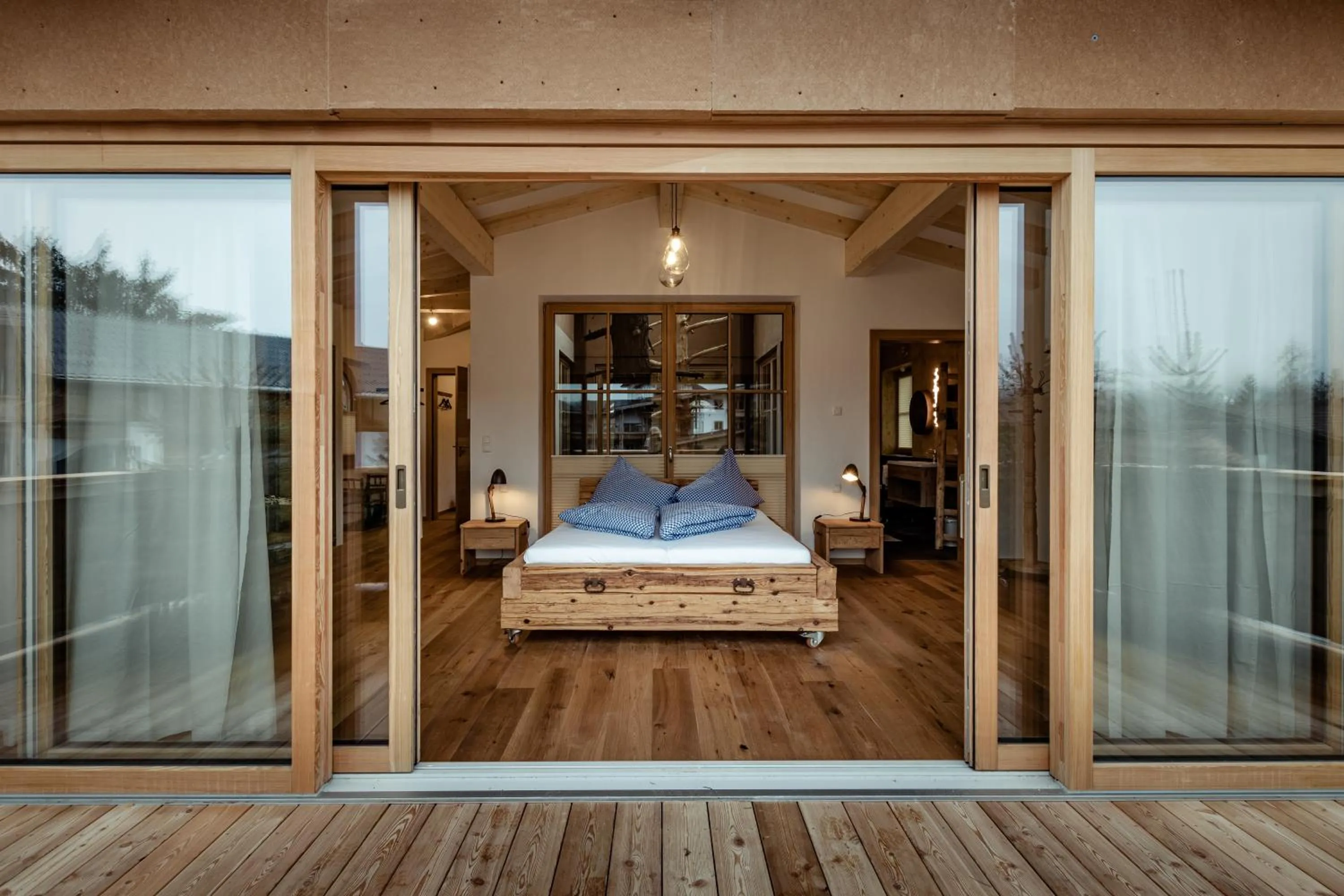 Balcony/Terrace, Bed in Flora - Das kleine Gartenhotel