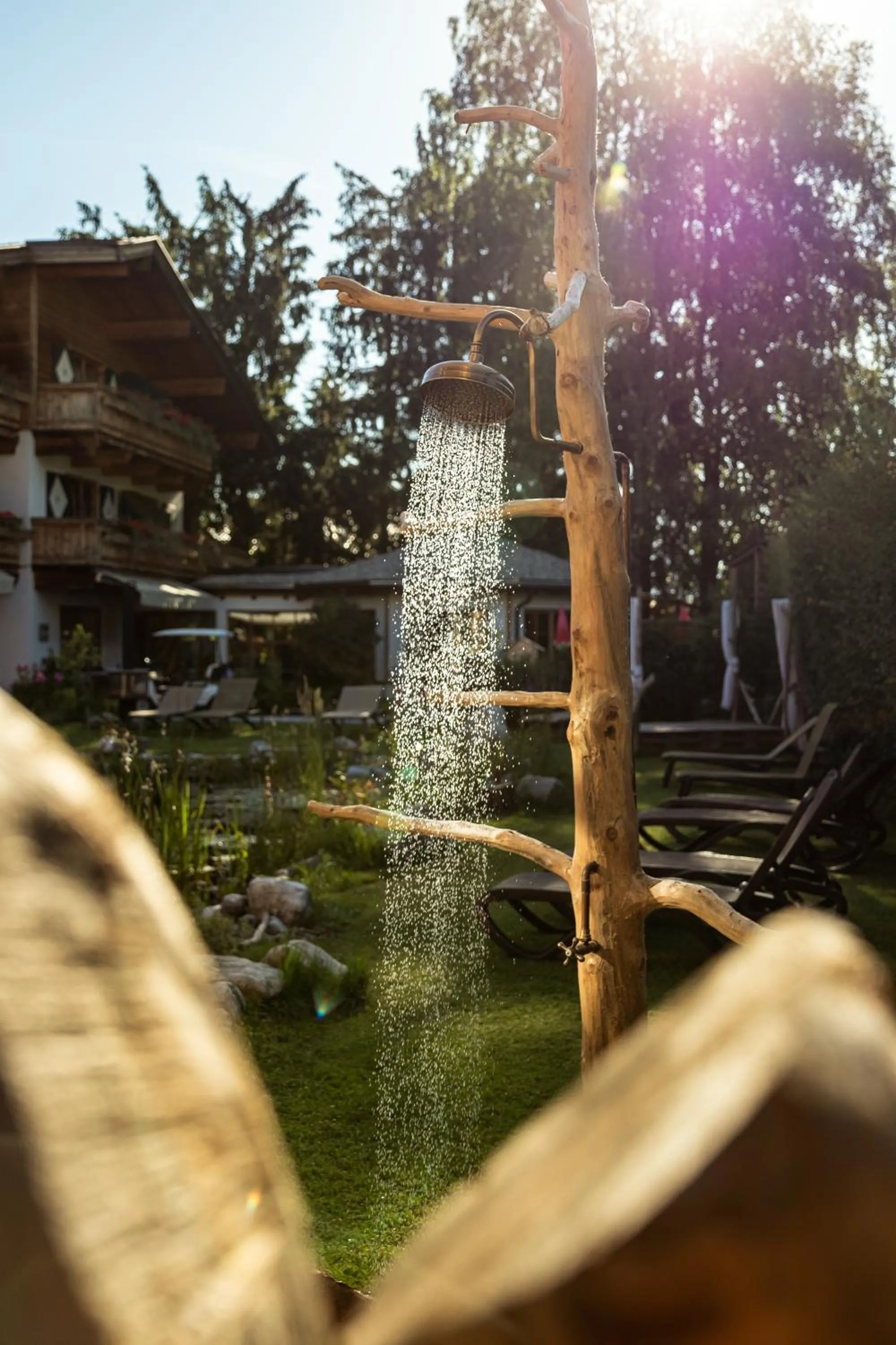 Shower in Flora - Das kleine Gartenhotel