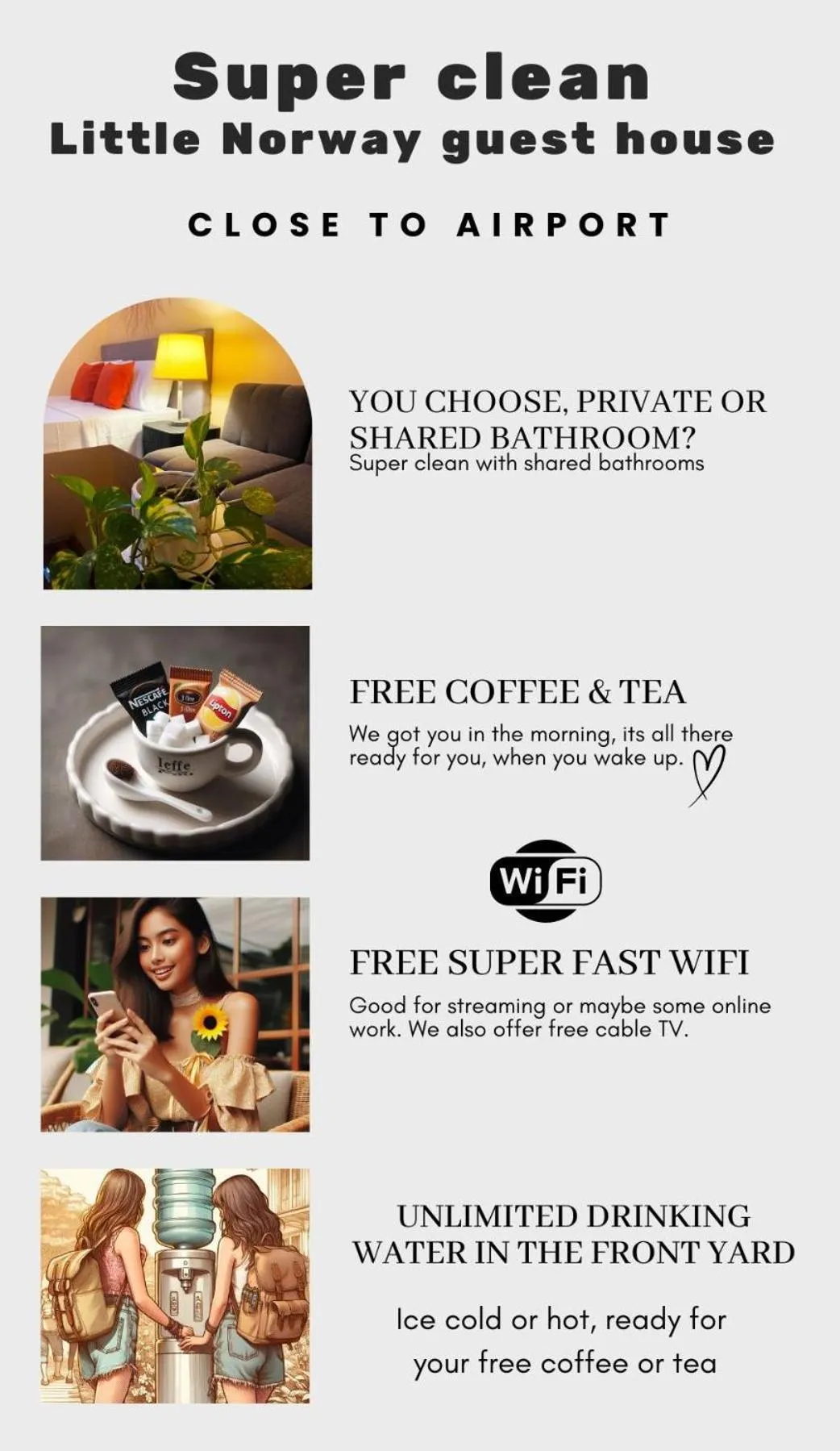 Coffee/tea facilities in Little Norway Guesthouse - Mactan Cebu International Airport