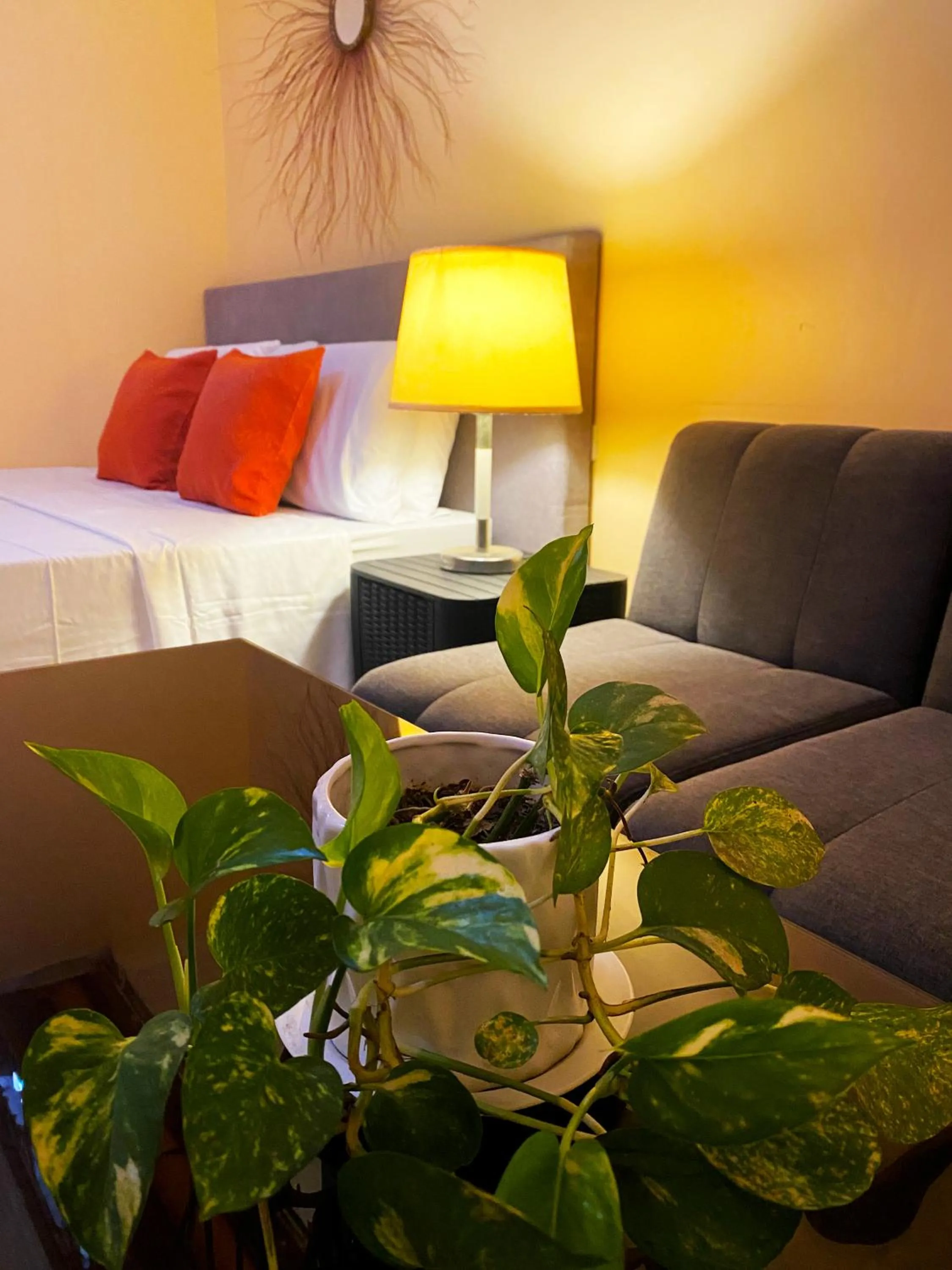 Bedroom, Bed in Little Norway Guesthouse - Mactan Cebu International Airport