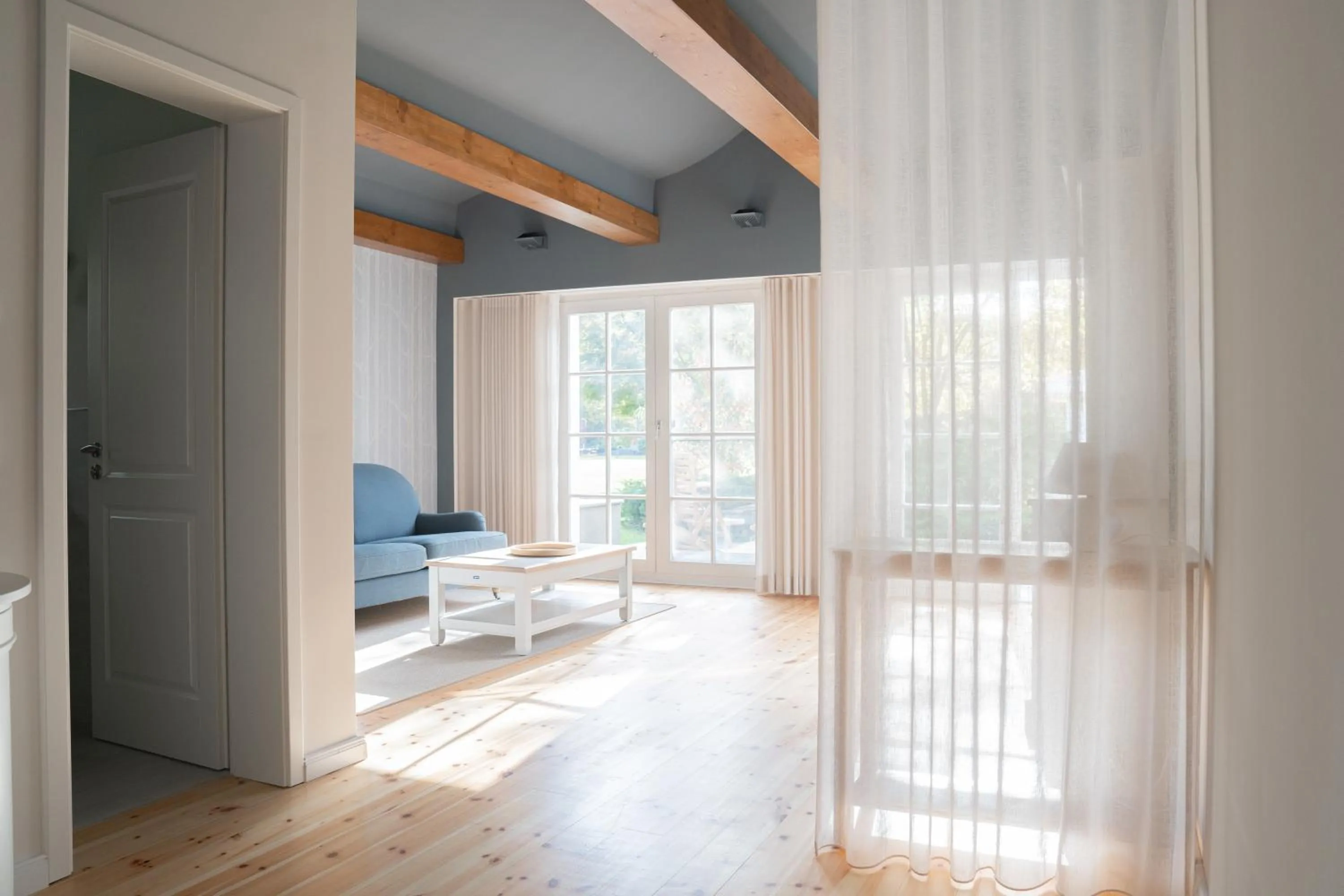 Living room in Hotel Waldhaus Prieros