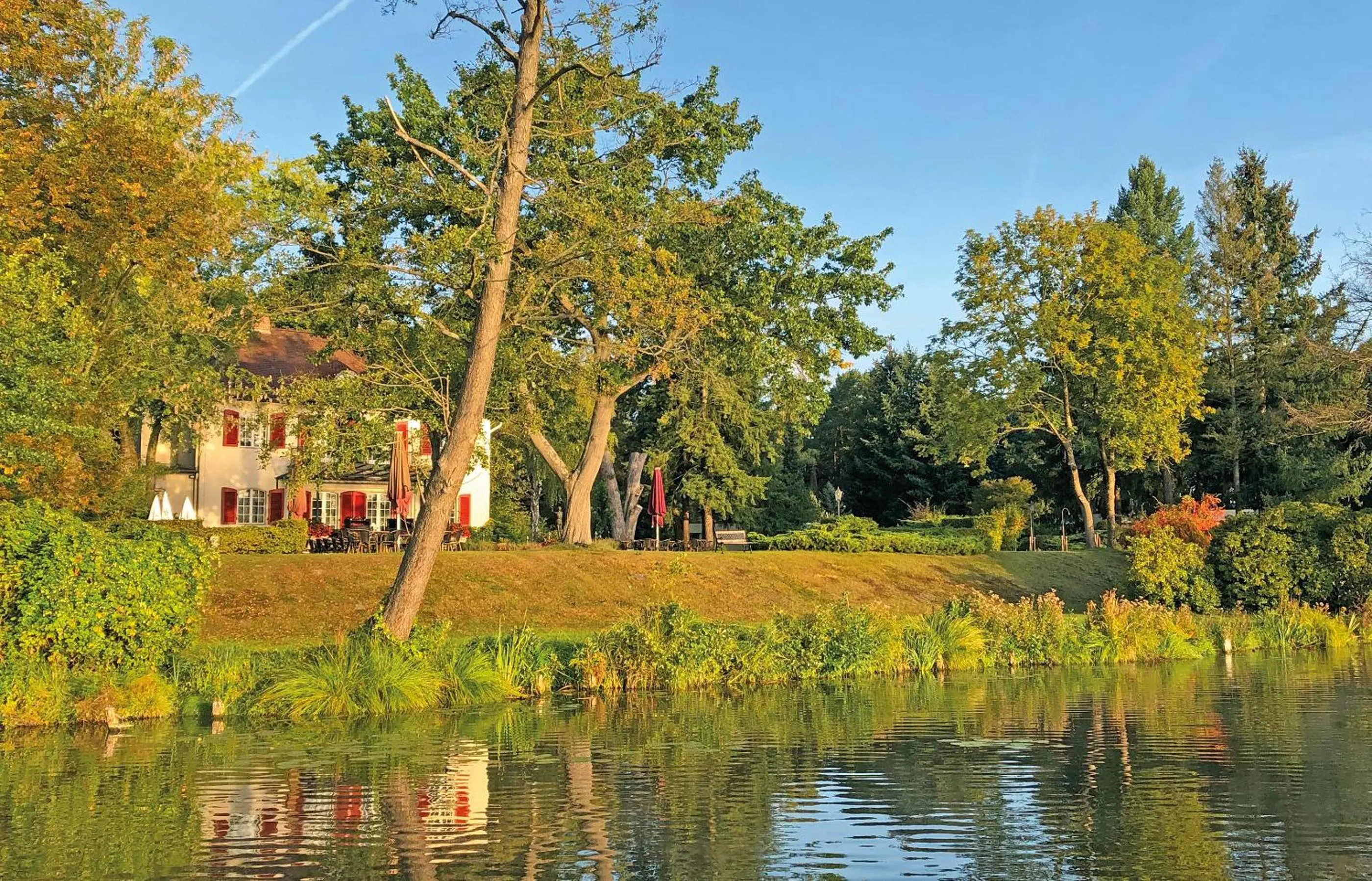 Property building in Hotel Waldhaus Prieros