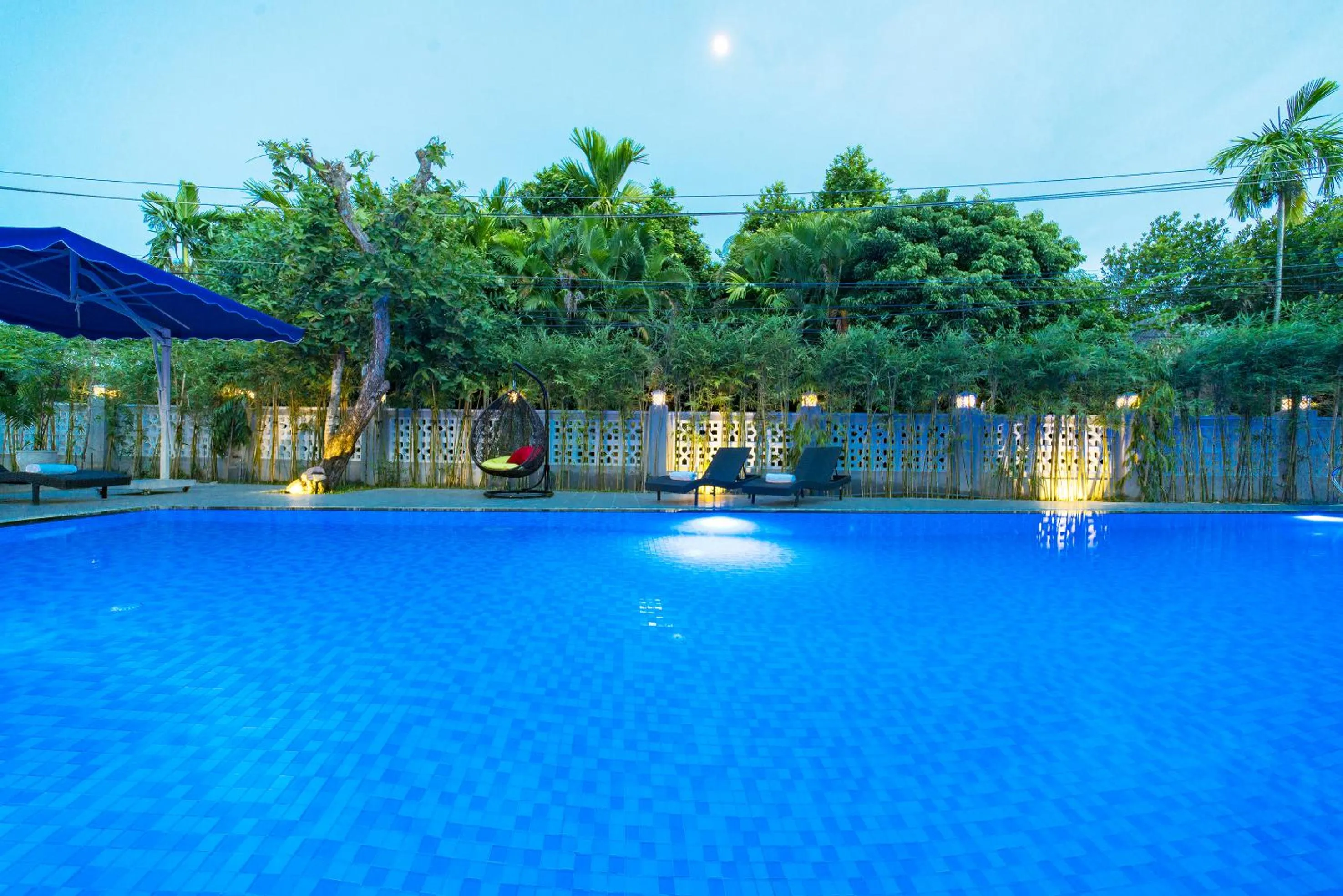 Swimming pool in Tran Family Villas Boutique Hotel